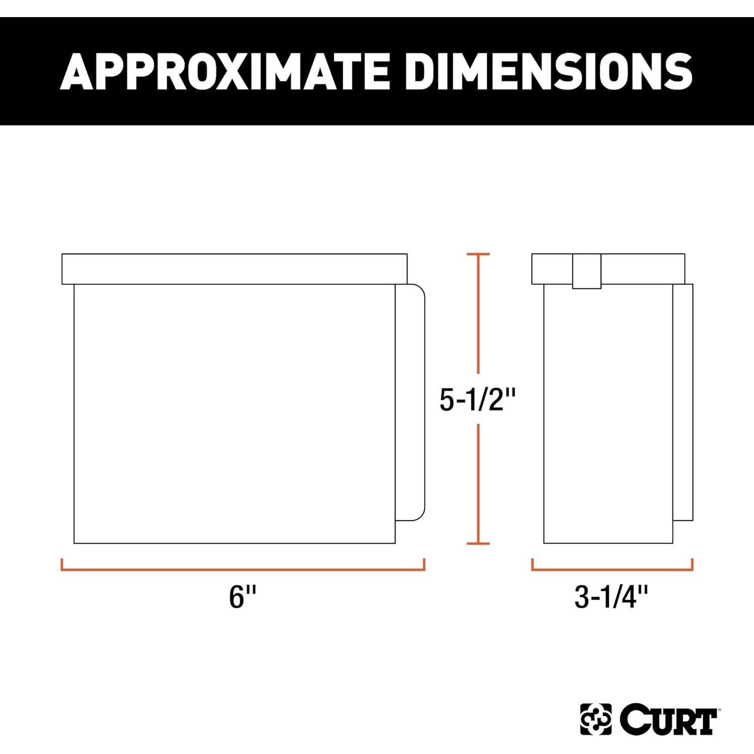 Caja de Batería de Desconexión CURT 52022 15.24x13.97x8.26cm