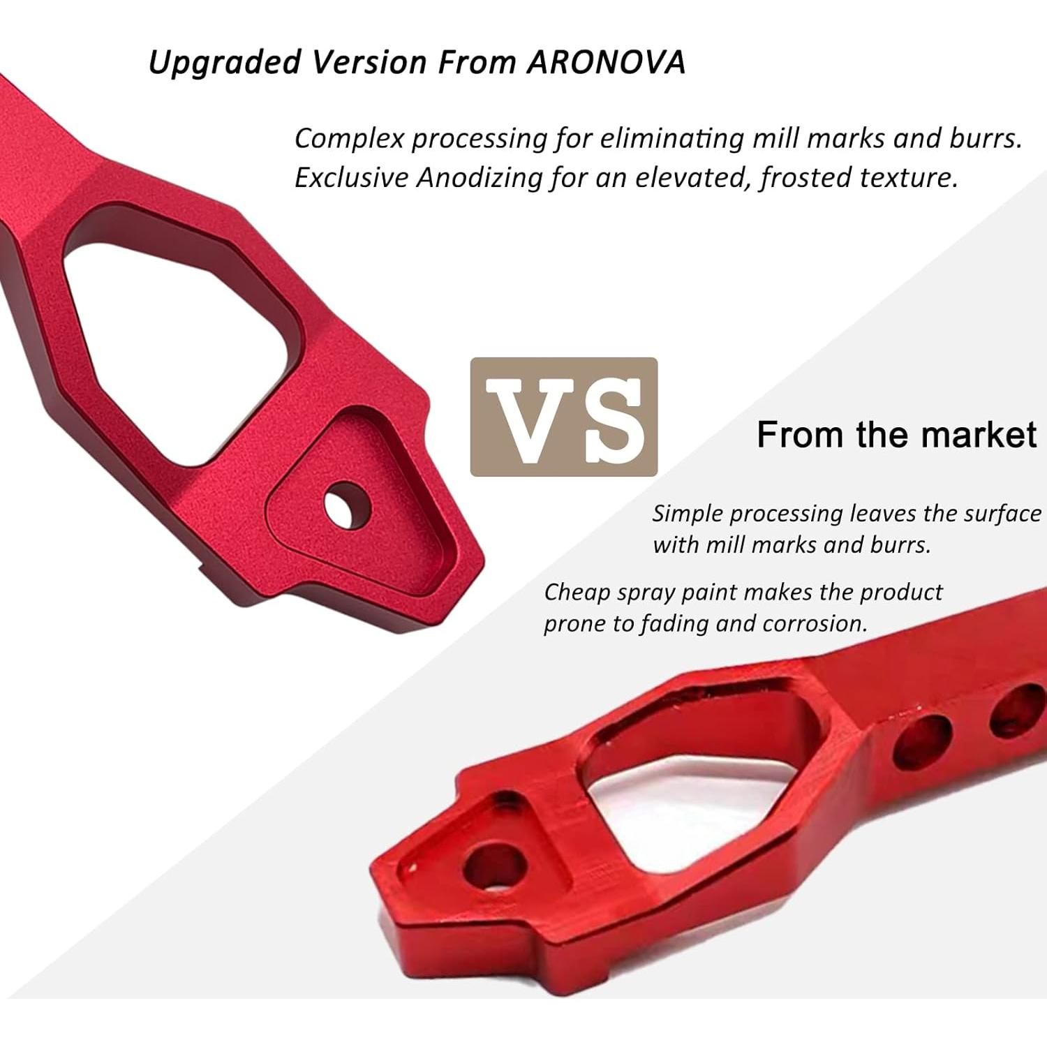 Soporte de Batería Aronova N-AL1420-10-RD-HD Rojo 10"