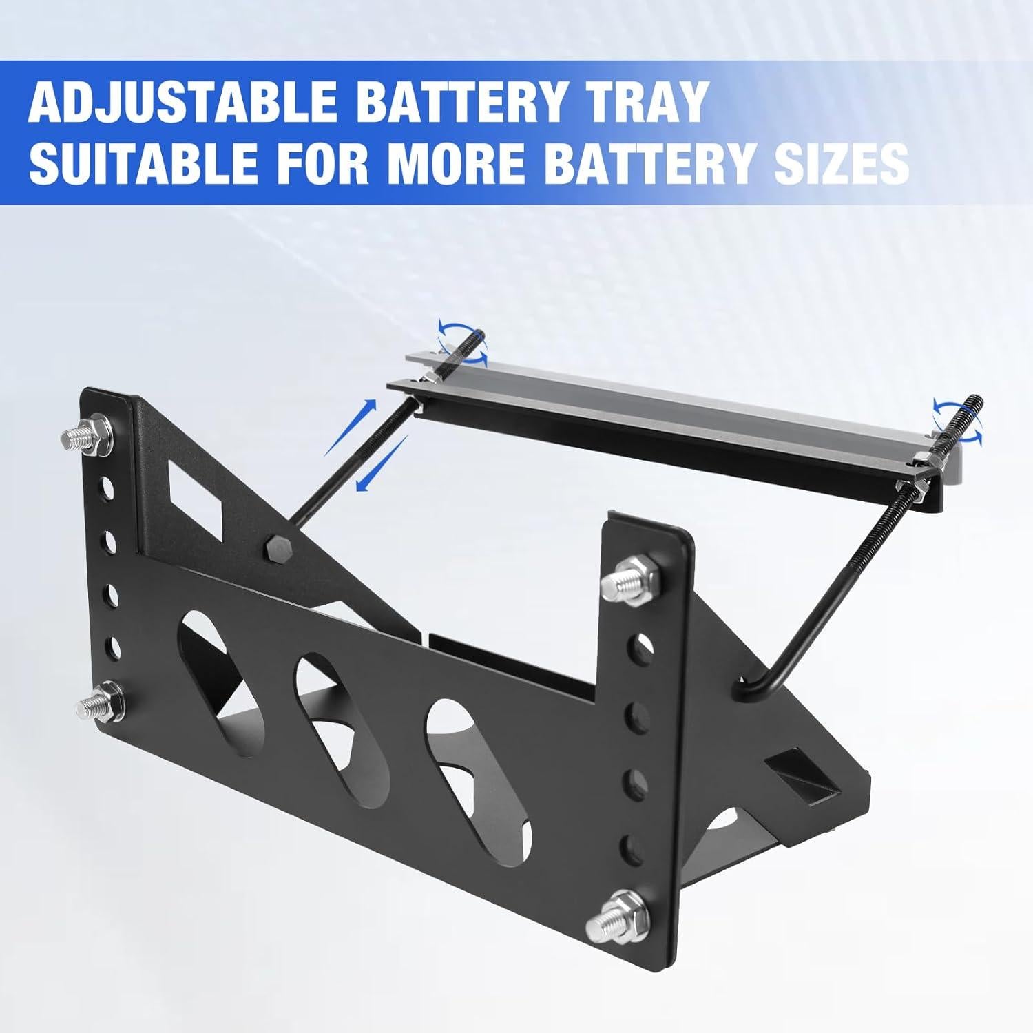 Soporte de Batería Universal MJHMY 36.5x18.4 cm Acero Resistente