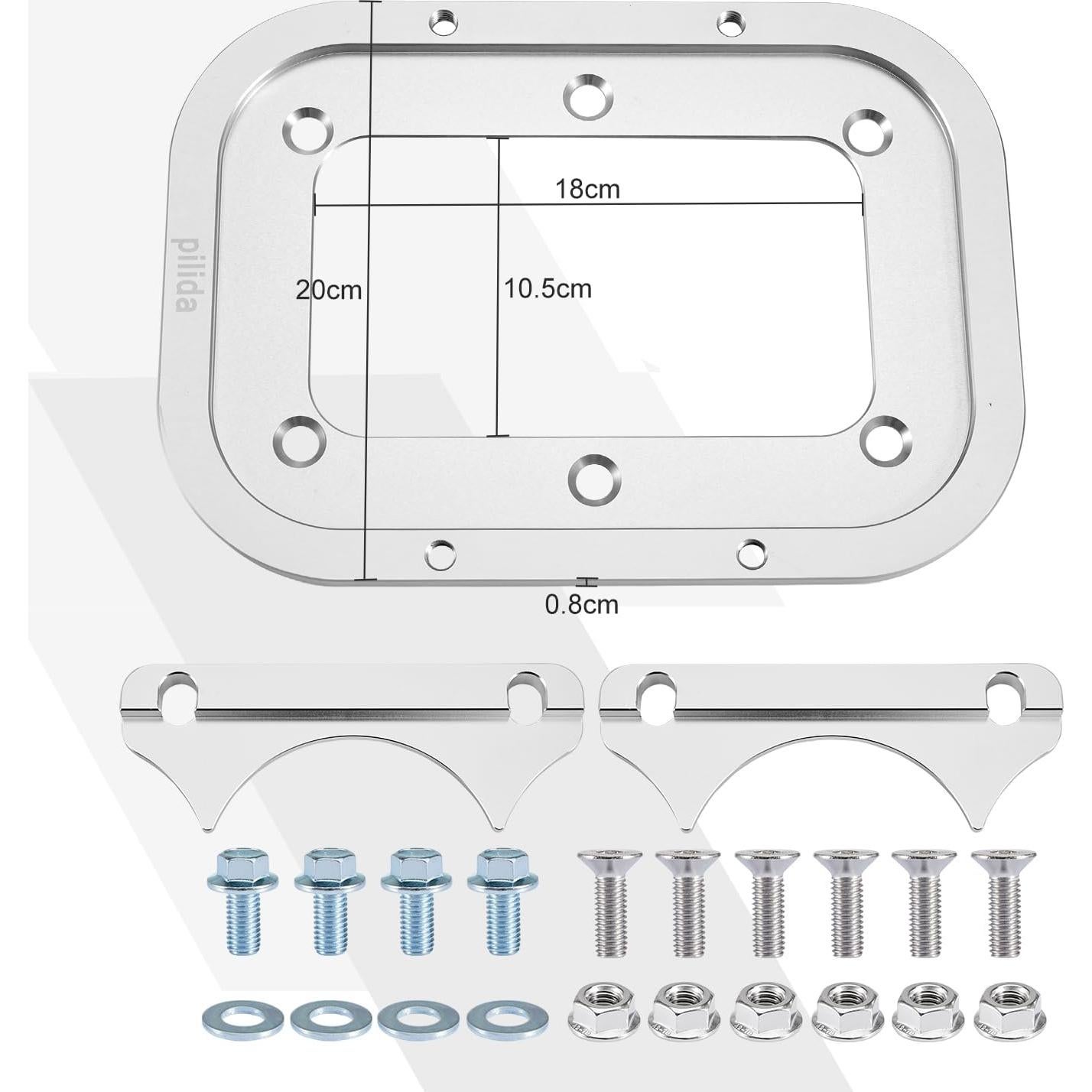 Bandeja de Batería de Aluminio Pilida para Optima 34 34/78 D34 D34/78