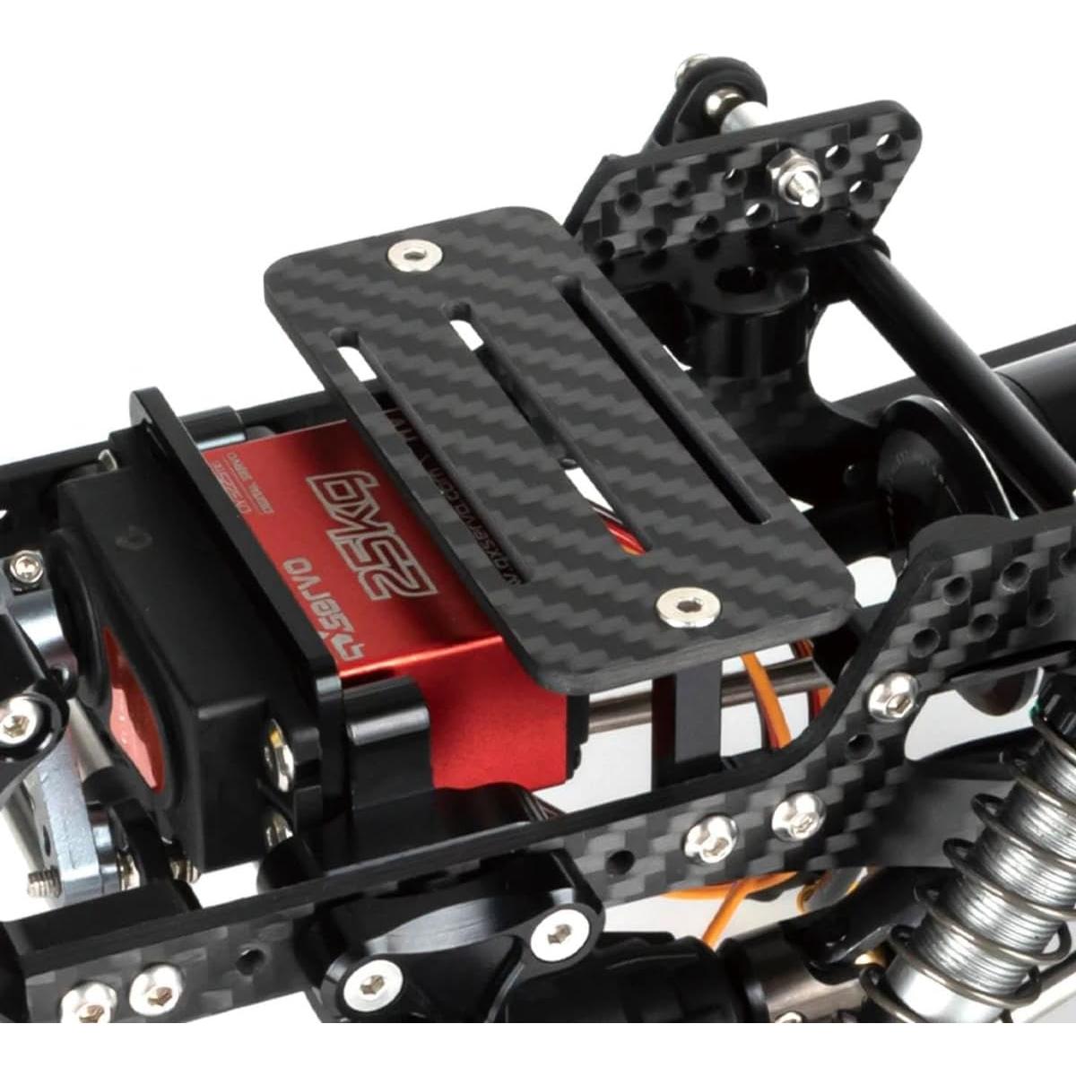 Bandeja de Batería de Fibra de Carbono G.T.R RC 78x32mm