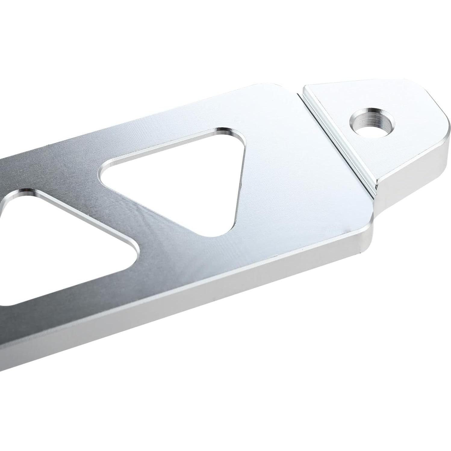 Soporte de Batería Mtsooning Plateado con Ganchos en J 25.4 cm