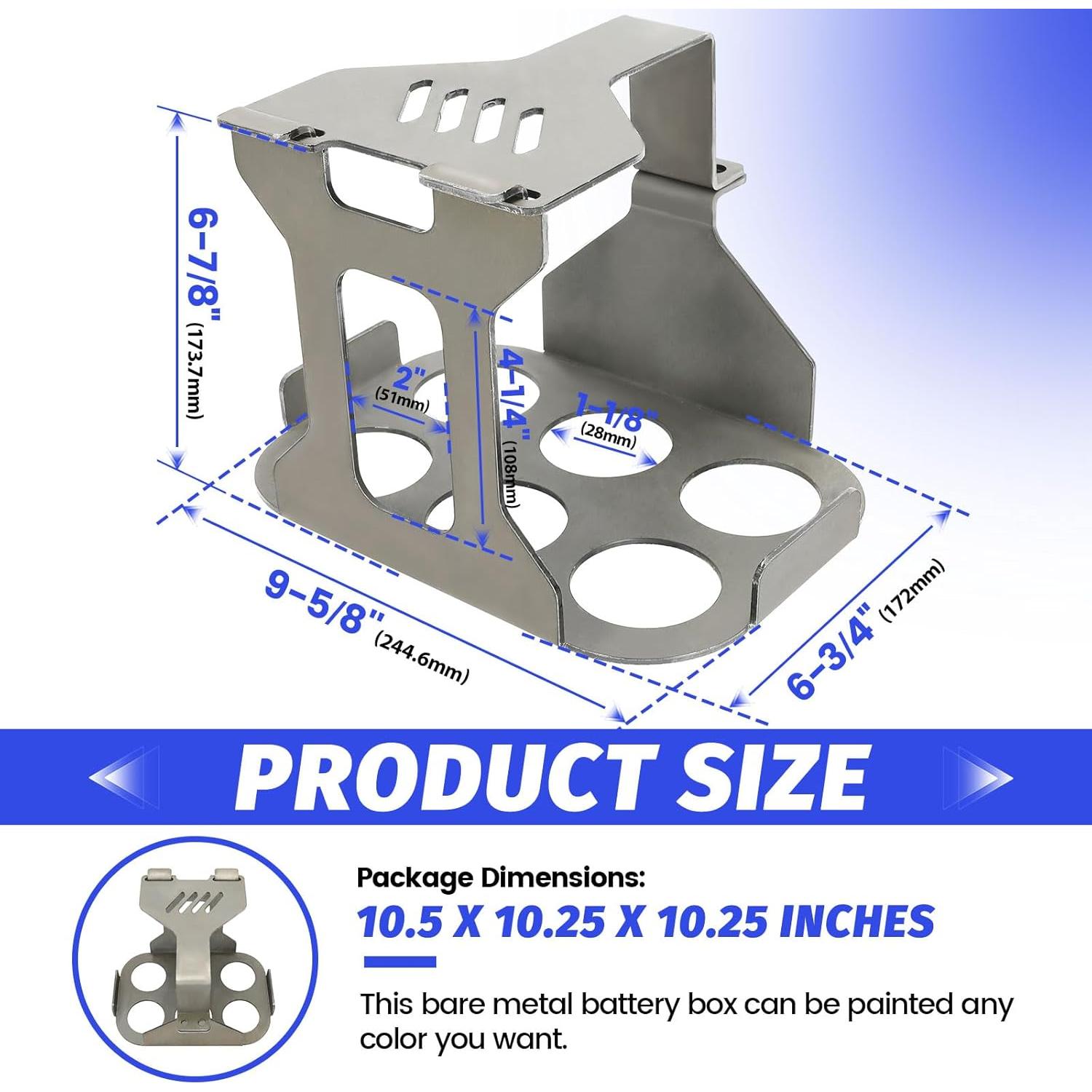 Soporte de Caja de Batería Kojem Optima Grupo 34/78 Metal