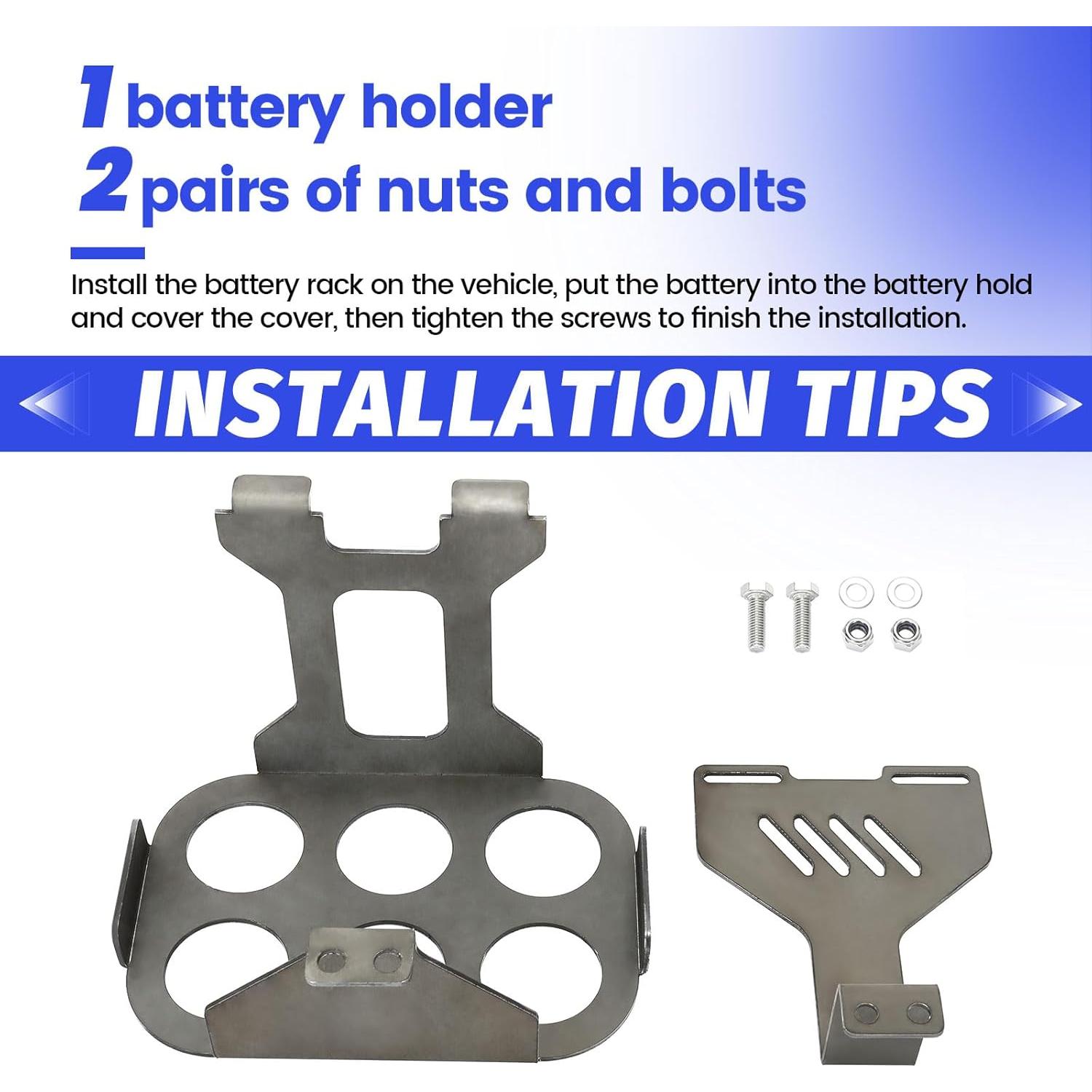 Soporte de Caja de Batería Kojem Optima Grupo 34/78 Metal
