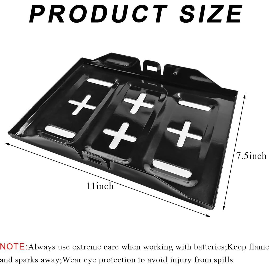 Bandeja de Batería de Metal SHMZK 27.94x19.05 cm Alta Resistencia
