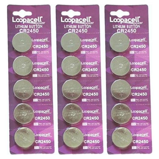 Baterías de Litio Loopacell CR2450 3V - 15 Unidades