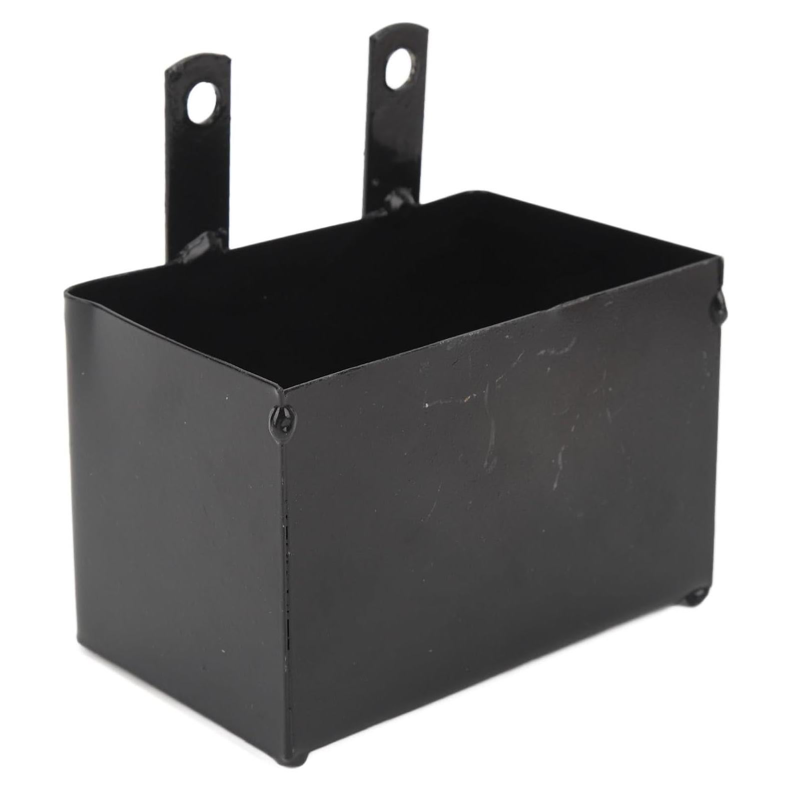 Caja de Batería de Motocicleta Diydeg 116x76x72mm Hierro Negro