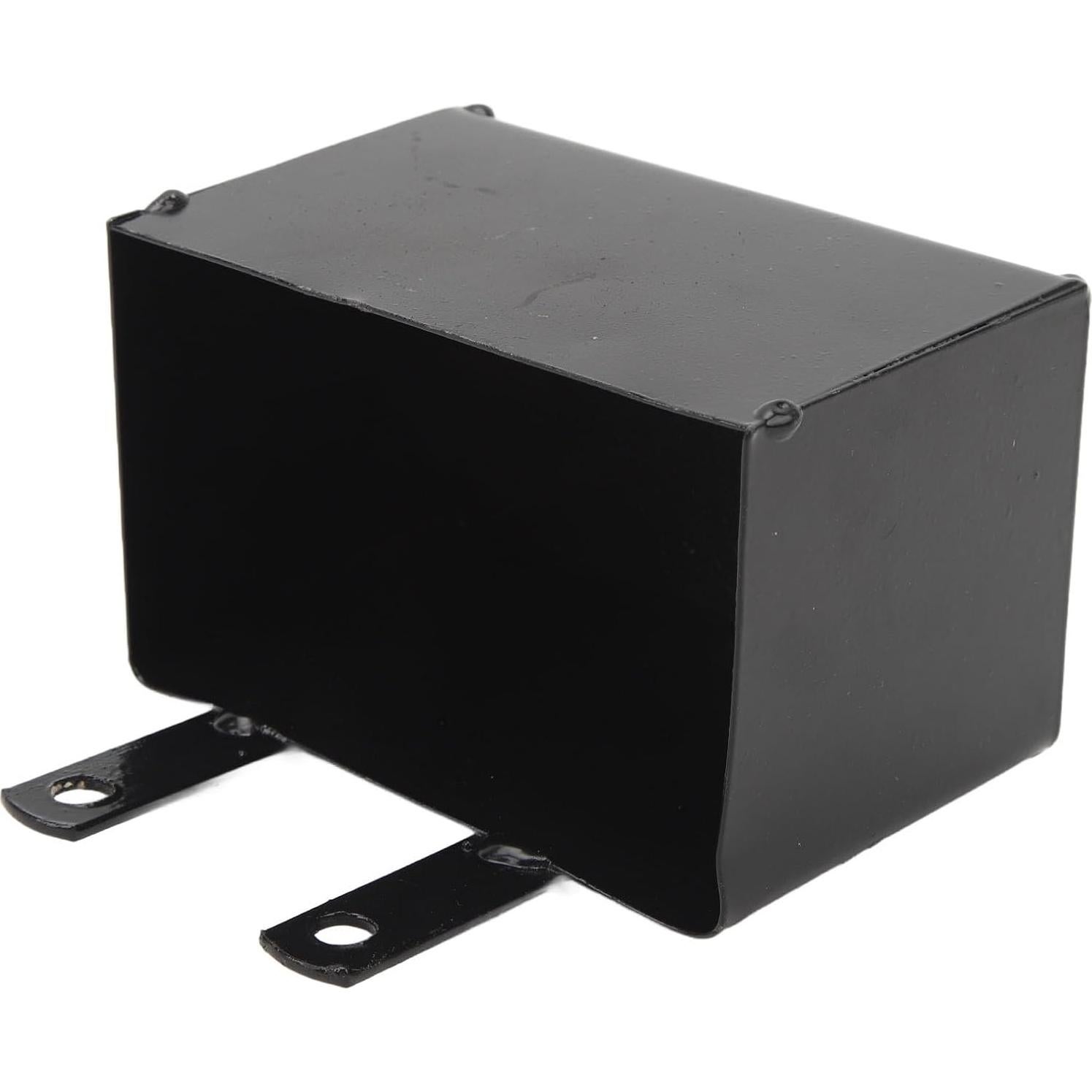 Caja de Batería de Motocicleta Diydeg 116x76x72mm Hierro Negro