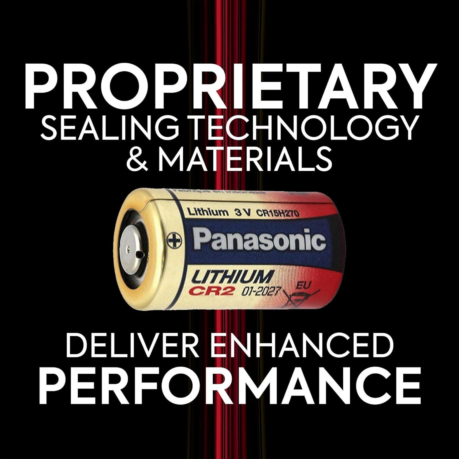 Batería de Litio Panasonic CR2 3V para Telémetros y Cámaras