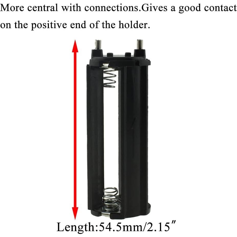 Soporte de Batería Cilíndrico HAHIYO 3xAAA 54.5mm 3 Piezas