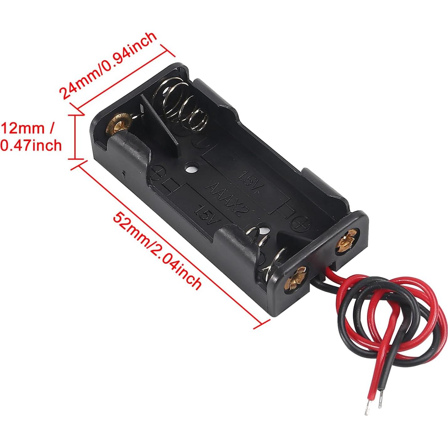 Soporte de Batería AAA DIANN 10pcs con Cables 3V