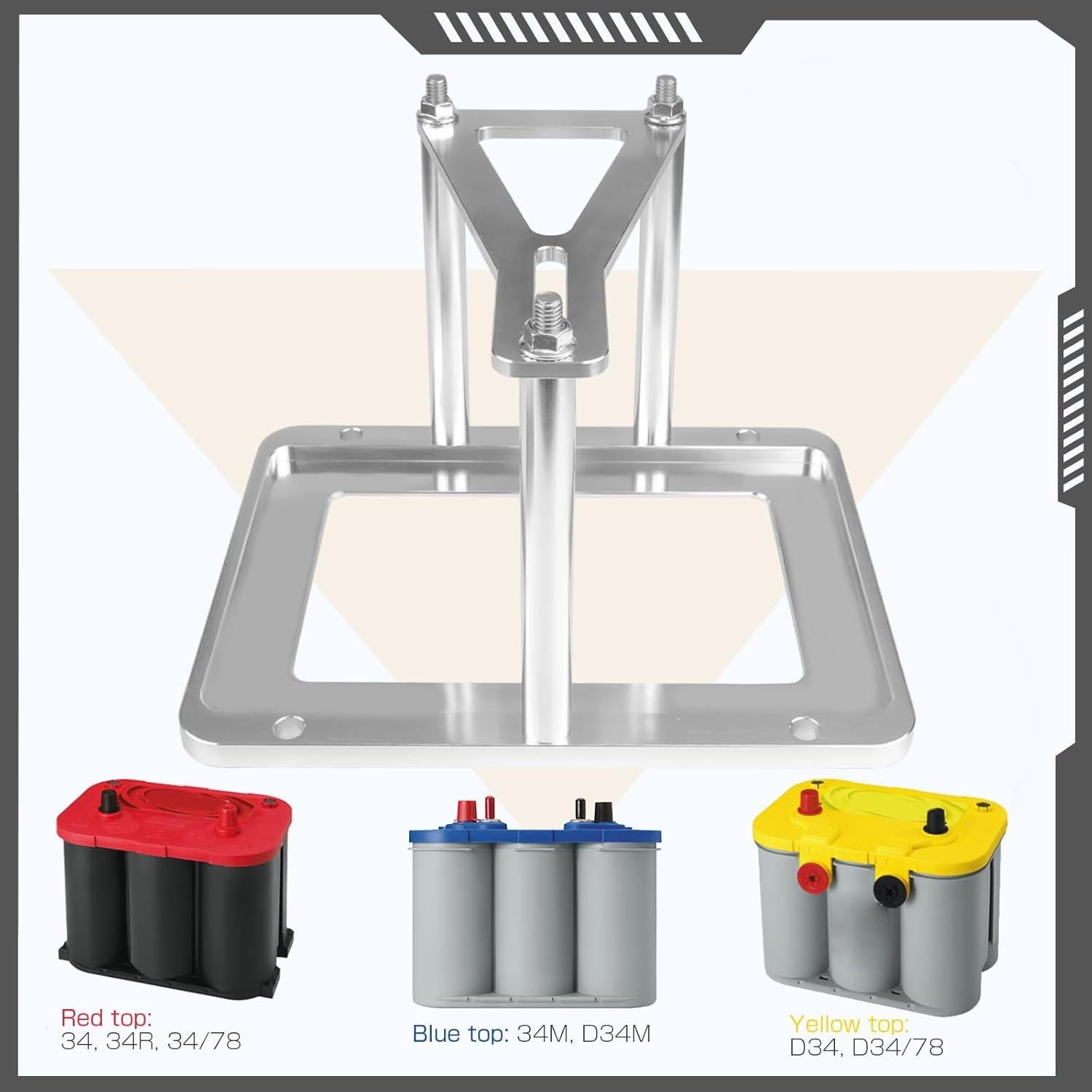 Bandeja de Batería de Aluminio Edicapo Universal 21.6x28.6cm