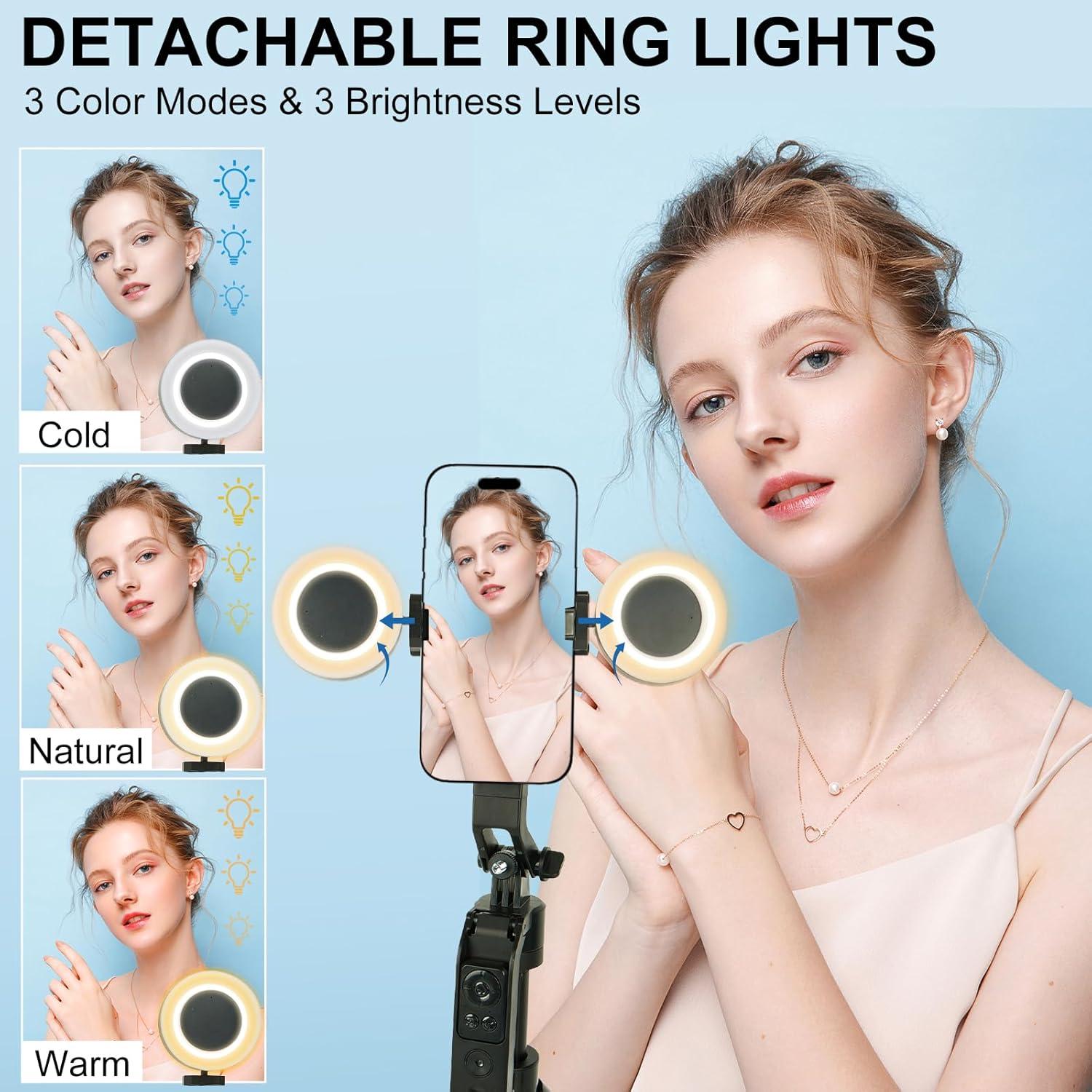 Trípode Inteligente BiZiSOFON 180 cm Seguimiento Facial 360°