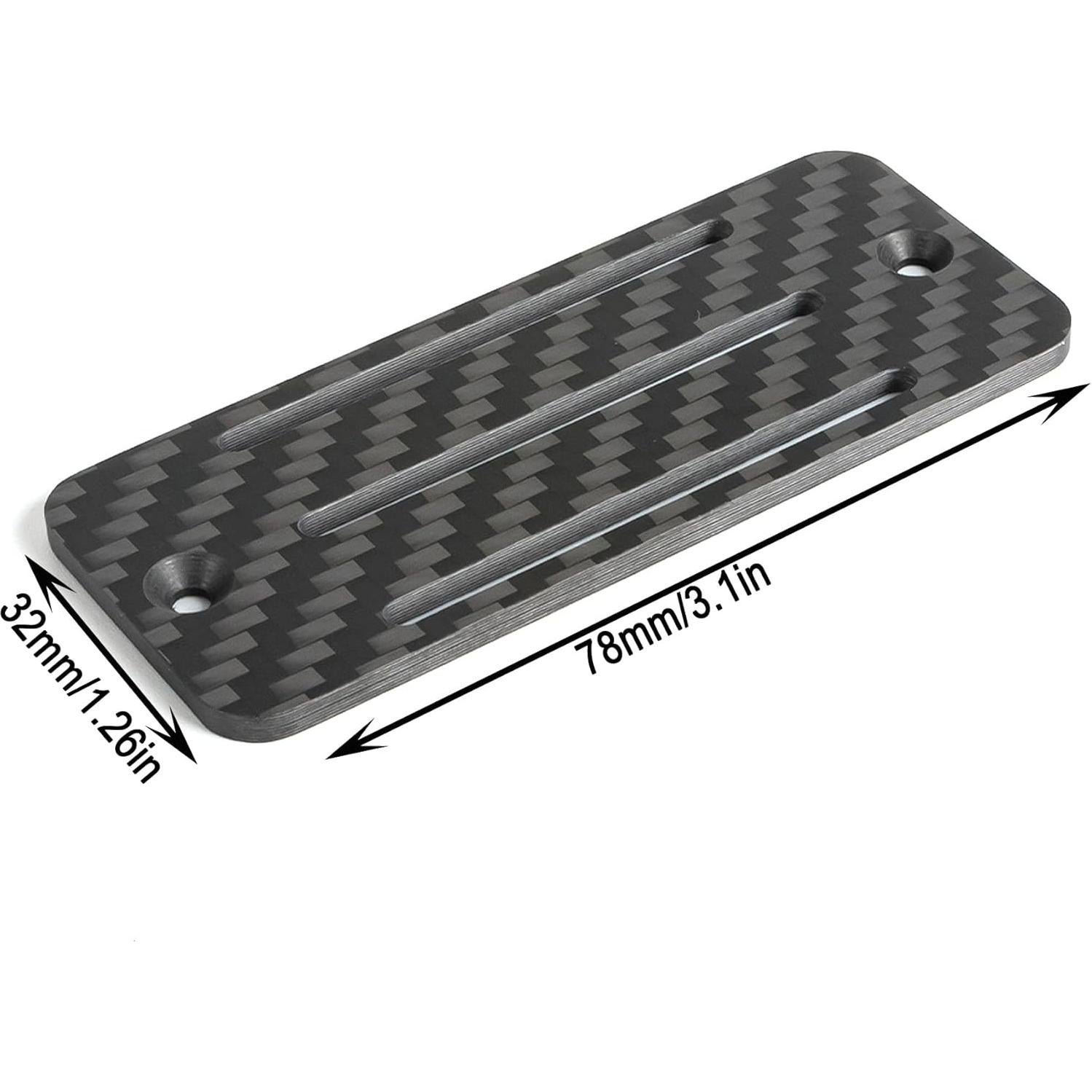 Bandeja de Batería de Fibra de Carbono AMK LCG para RC 1/10