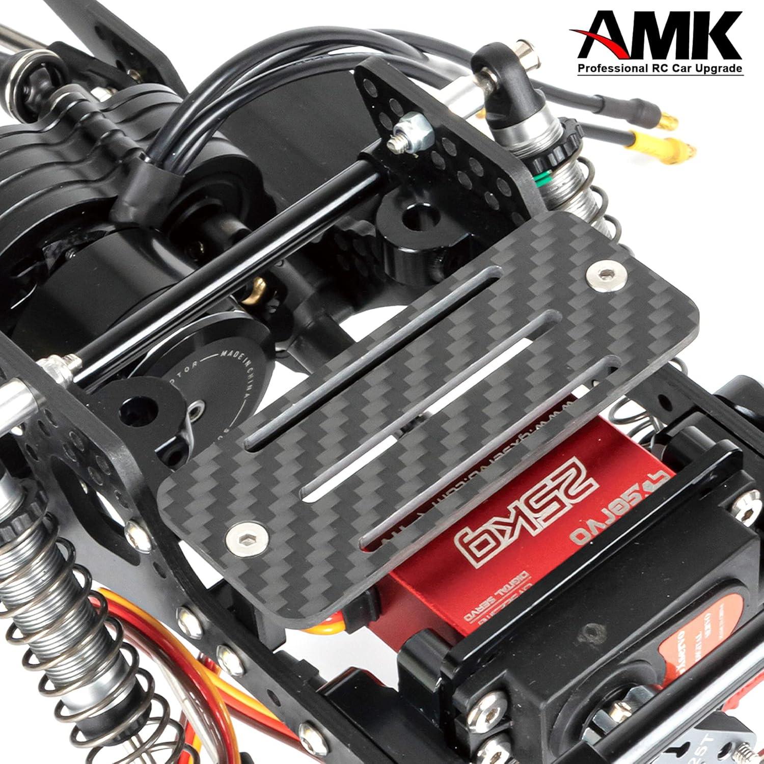 Bandeja de Batería de Fibra de Carbono AMK LCG para RC 1/10