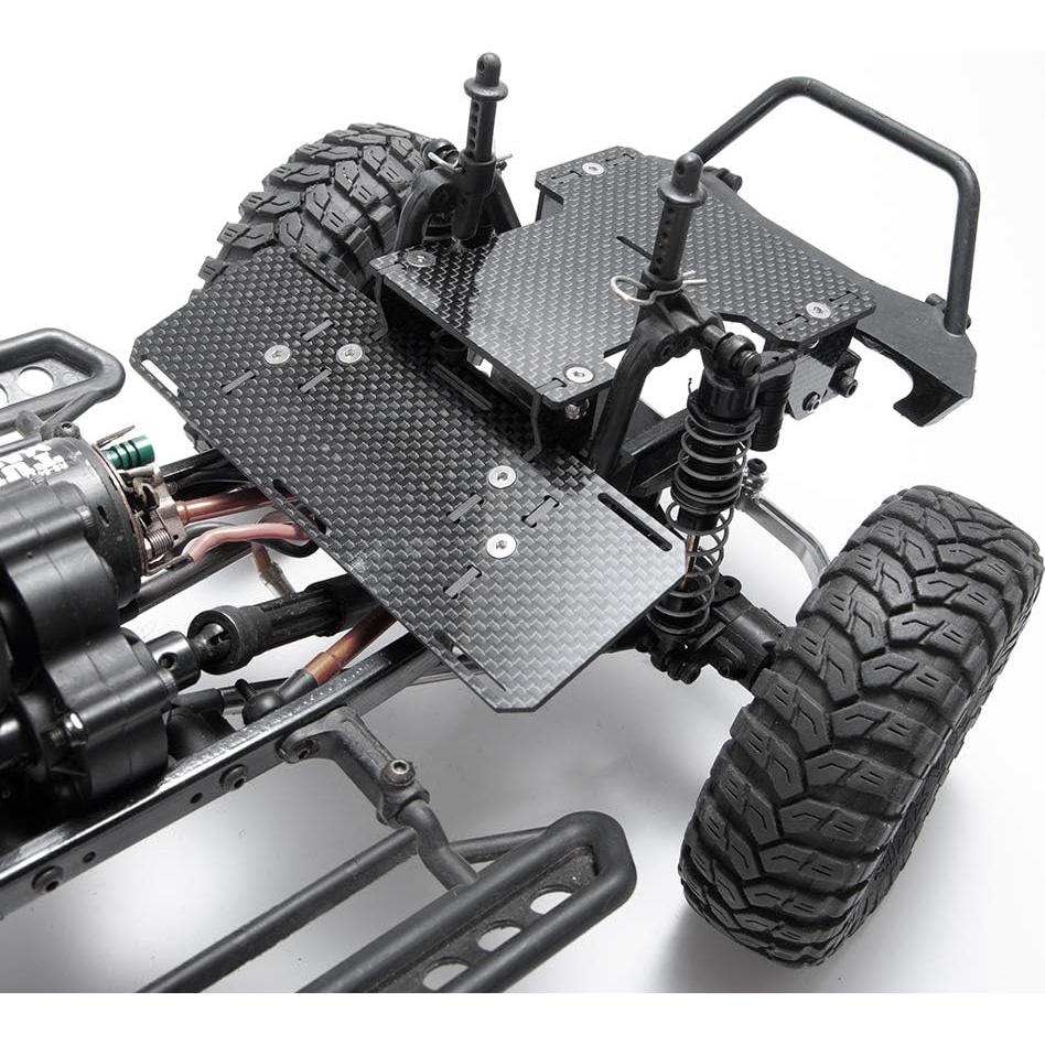 Soporte de Batería Frontal RCLIONS para Axial SCX10 - Fibra de Carbono