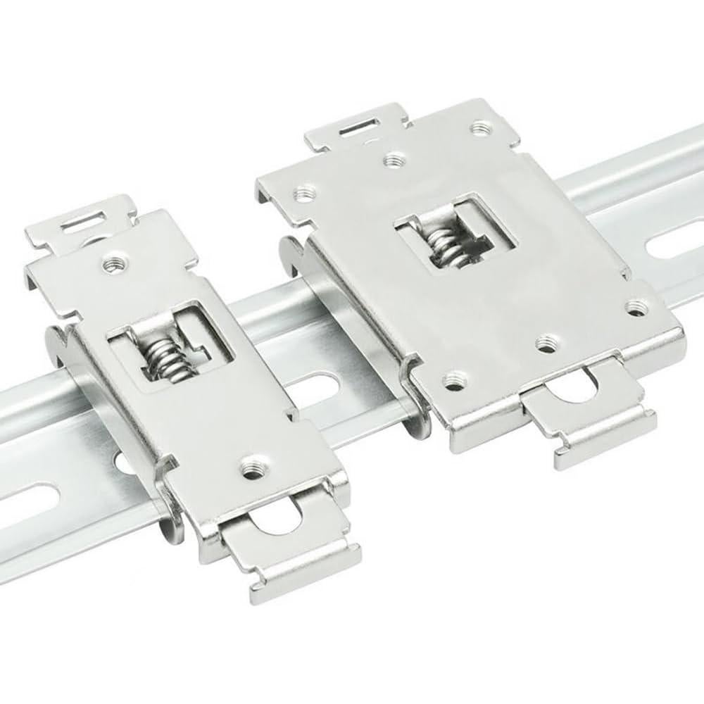 Soporte de Montaje en Riel DIN ZYAMY 2 Piezas 35mm Acero Inoxidable