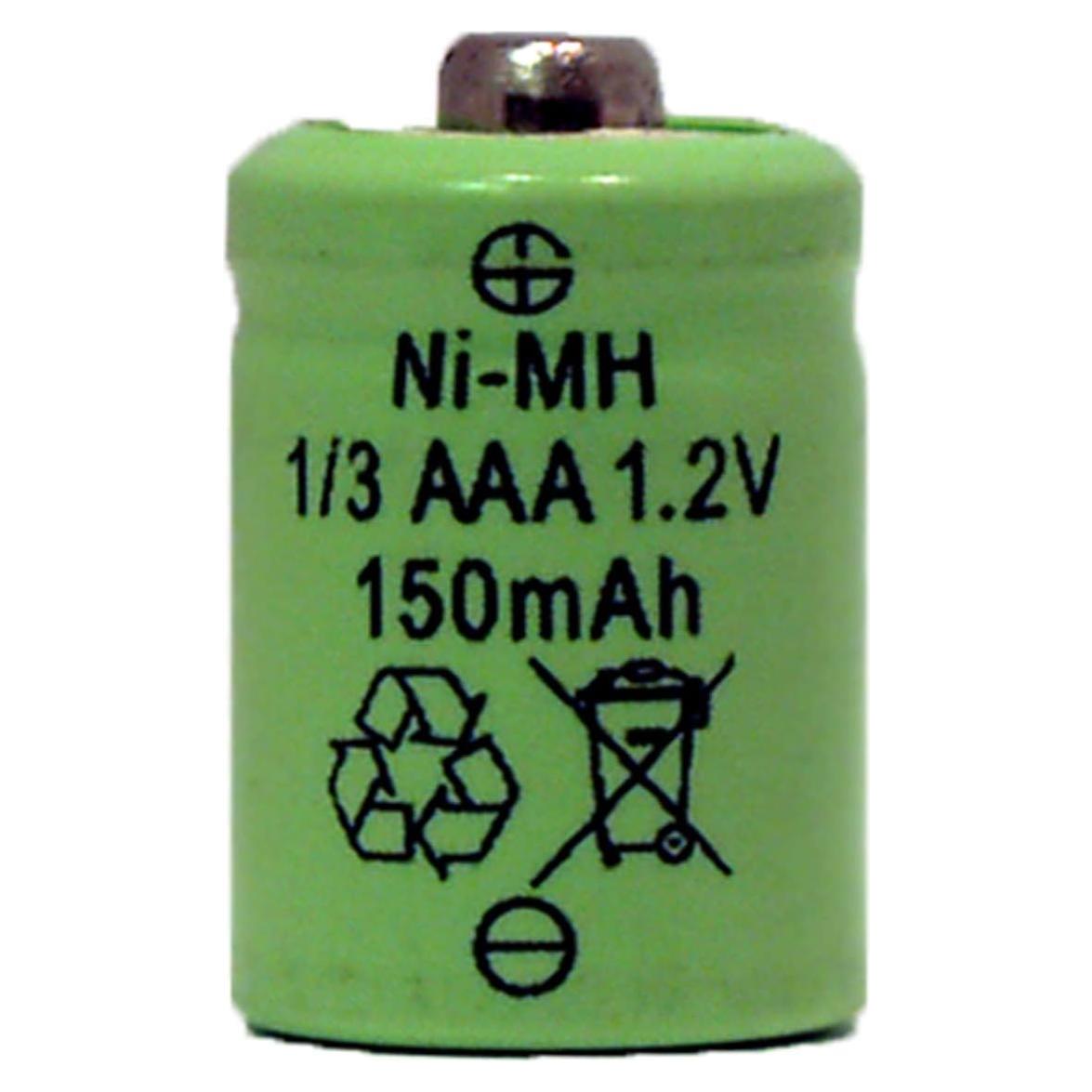 Batería Botón NiMH 1/3 AAA 150 mAh Green (3 unidades)