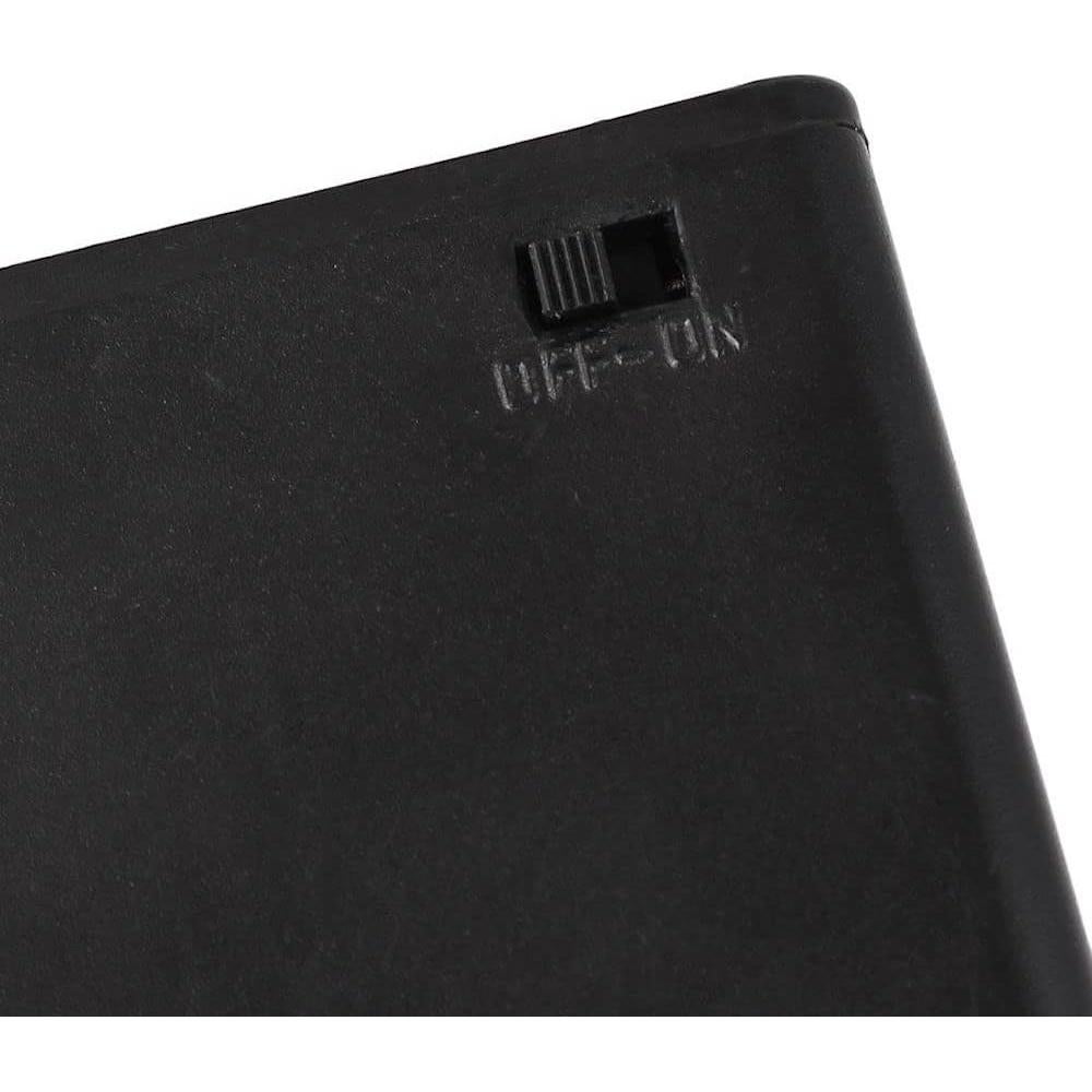 Four/4X AAA DIY Battery Holder Case Box 4.8V/6V with Power Switch & Bare Wire Ends