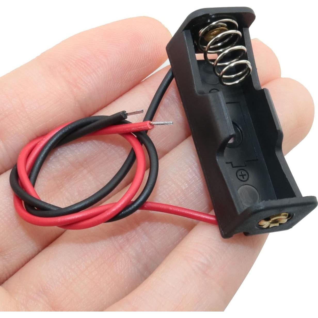 10 Soportes de Batería 12V 23A con Cable - LUORNG