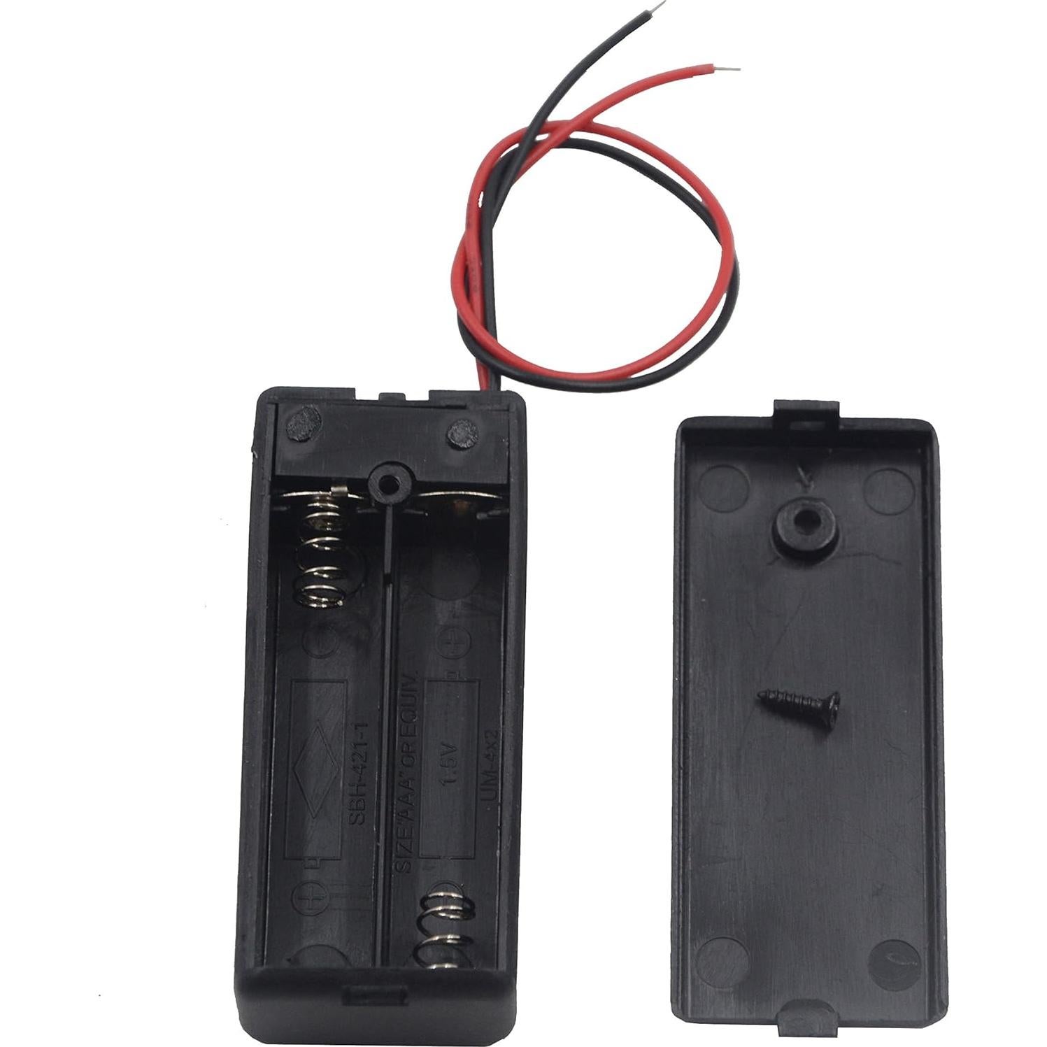 Paquete de 3 Soportes de Batería AAA LAMPVPATH con Interruptor