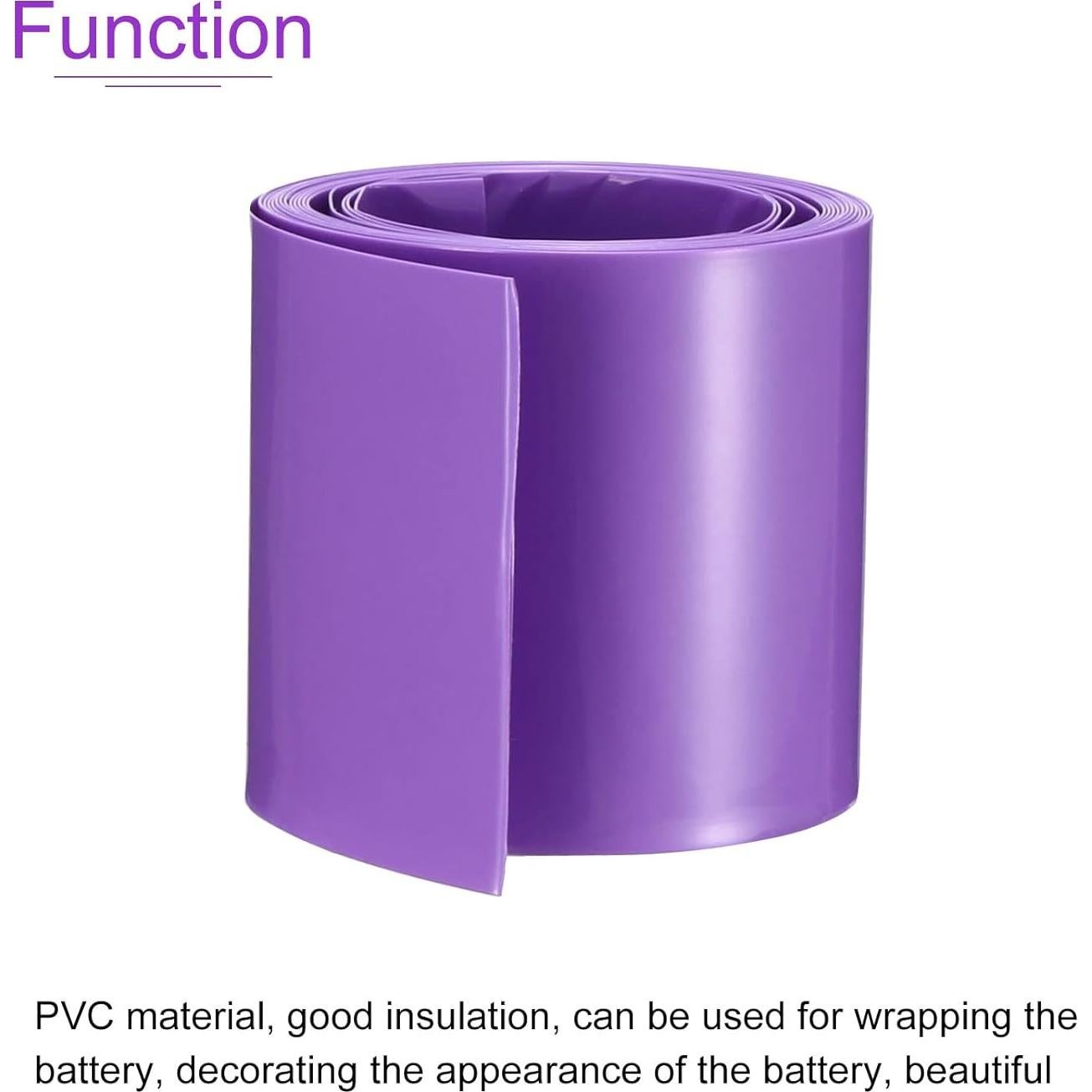 Tubos Termocontraíbles PVC DMiotech 43mm x 5m para Baterías