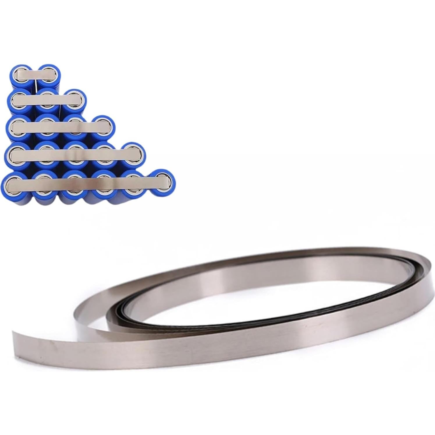 Tiras de Níquel para Soldadura de Baterías WZHLCX 0.1mm 4.88m