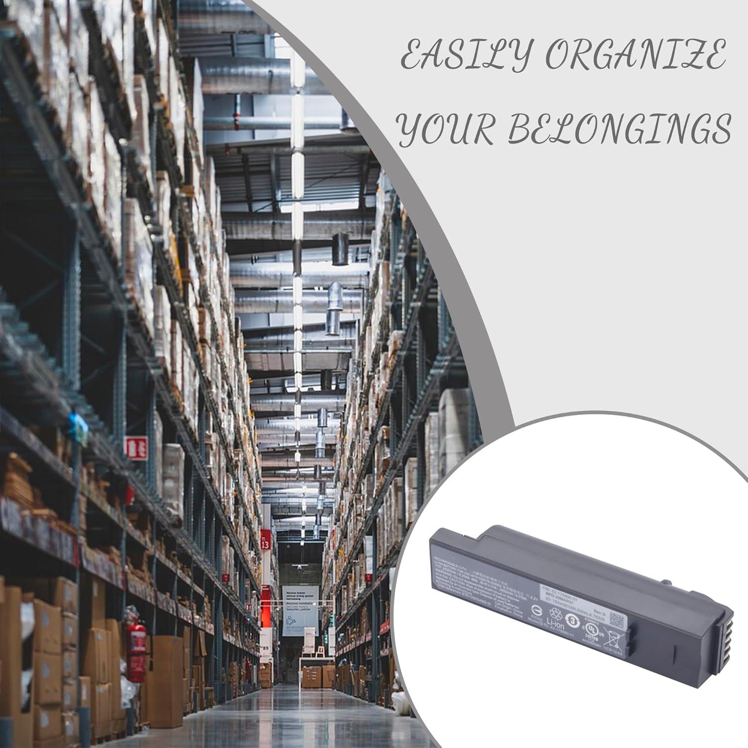 DS8178 Battery for Zebra DS8100 DS8178 DS8170 Series Barcode scanners BTRY-DS81EAB0E-00 BTRY-ZDS81EAZB0E-00 AS-000231-01 82-176890-01 71-176890-01 Barcode Scanner Battery Capacity 3.7V 2500mAh