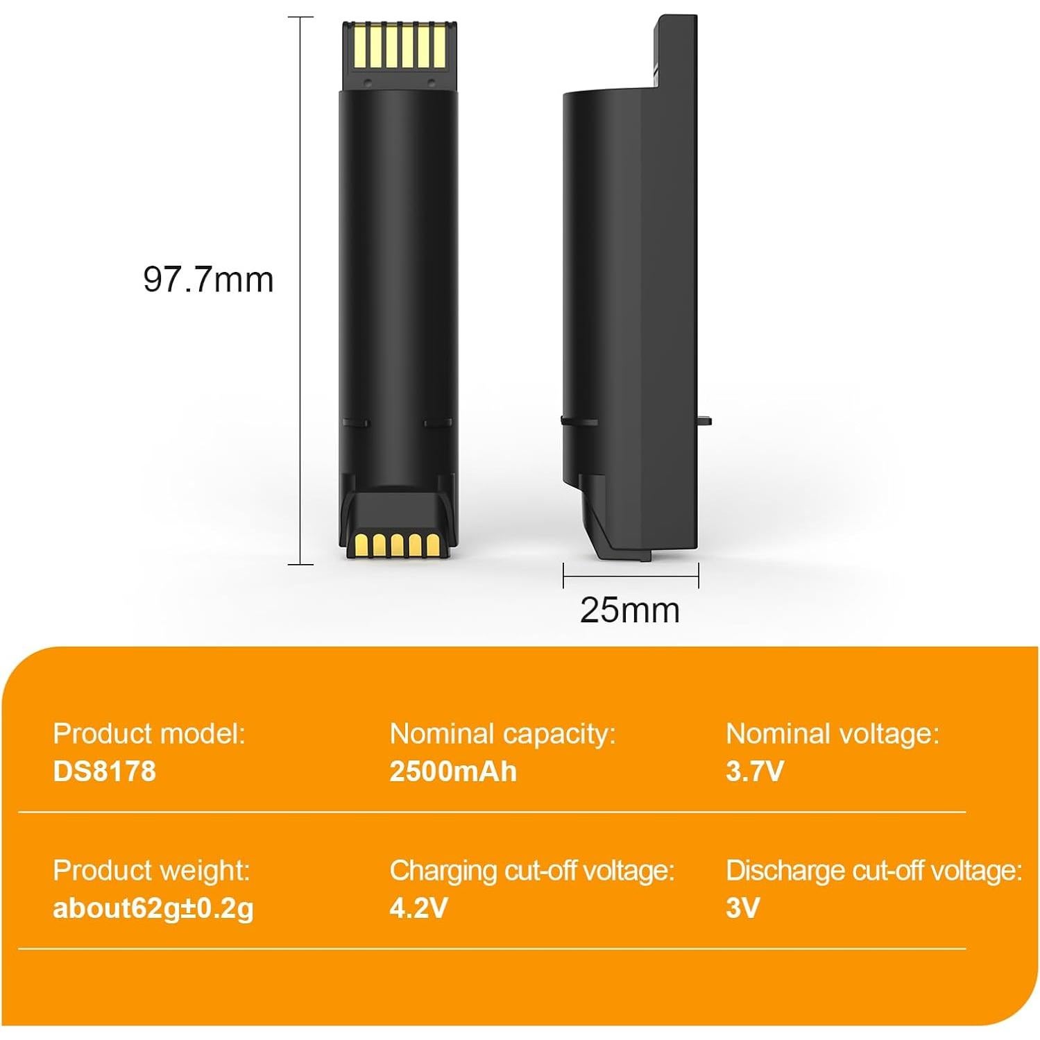 Batería de Reemplazo Zebra DS8178 2500mAh Li-ion