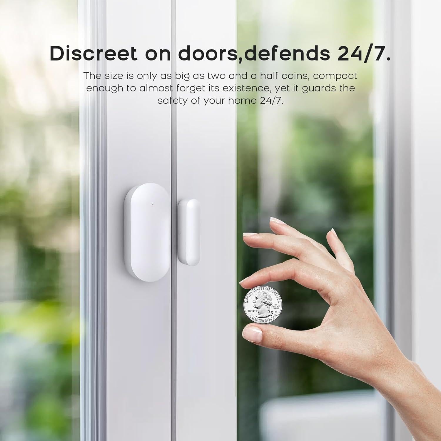 Sensores de Alarma Inalámbricos Clouree B69W-3 para Puertas y Ventanas