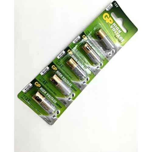 Batería Alcalina GP 23A 12V - Paquete de 5 Unidades