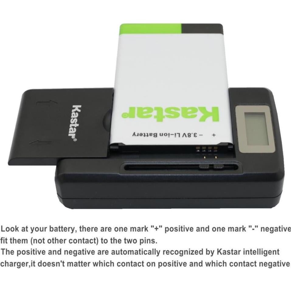 Batería Kastar BL-5C + Cargador Mini USB 2 en 1 para Radio