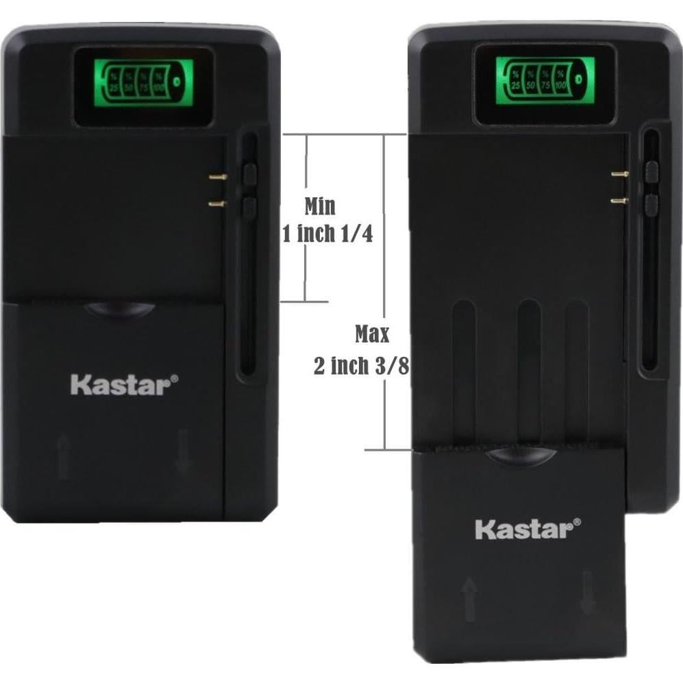 Batería Kastar BL-5C + Cargador Mini USB 2 en 1 para Radio