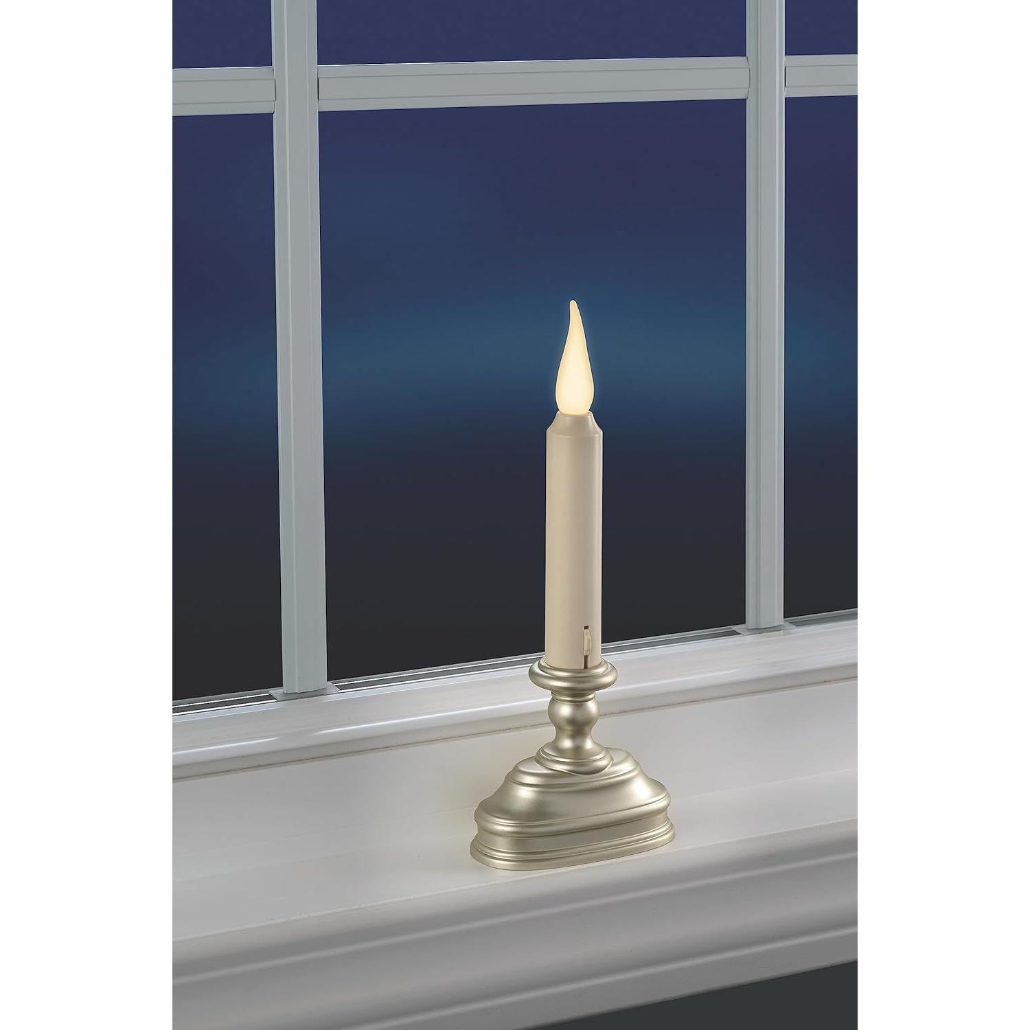 Candle de Ventana LED Xodus FPC1620P 22.23cm Plata 3D