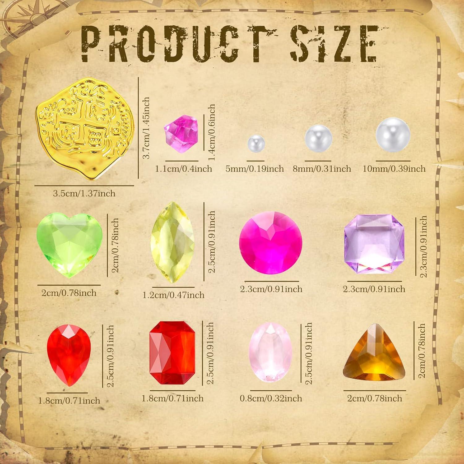 Hanaive 319 Pzs Monedas y Gemas Pirata para Fiesta