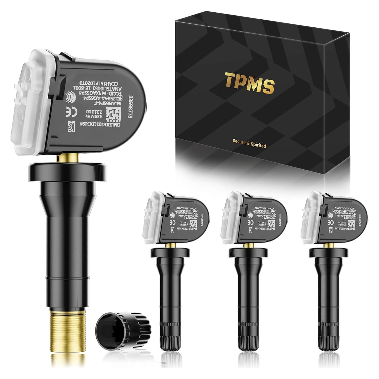 Sensor TPMS Preprogramado Pumboat 433MHz para GM 4 PCS