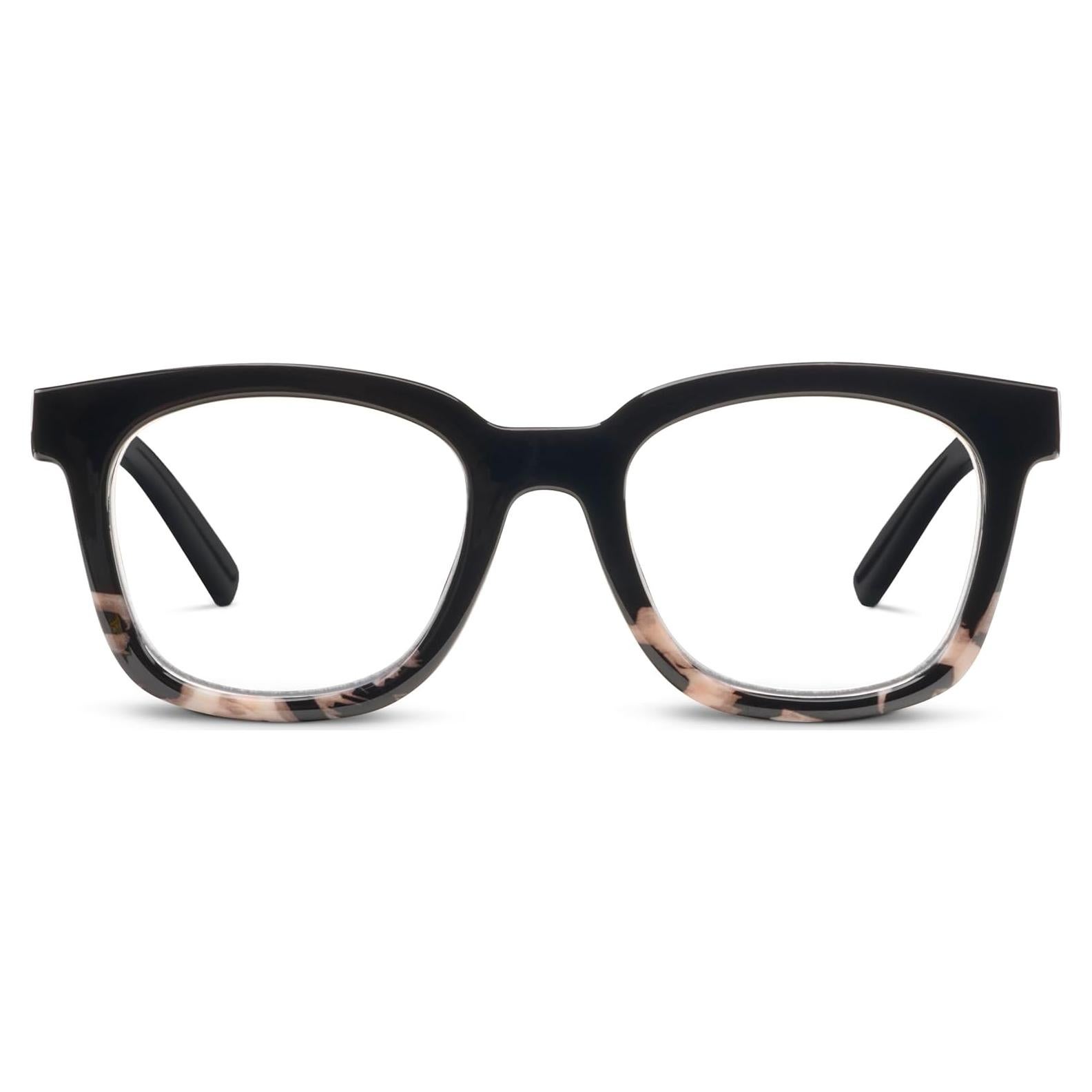 Gafas de Lectura Peepers Cuadradas Luz Azul 3x Mármol Negro