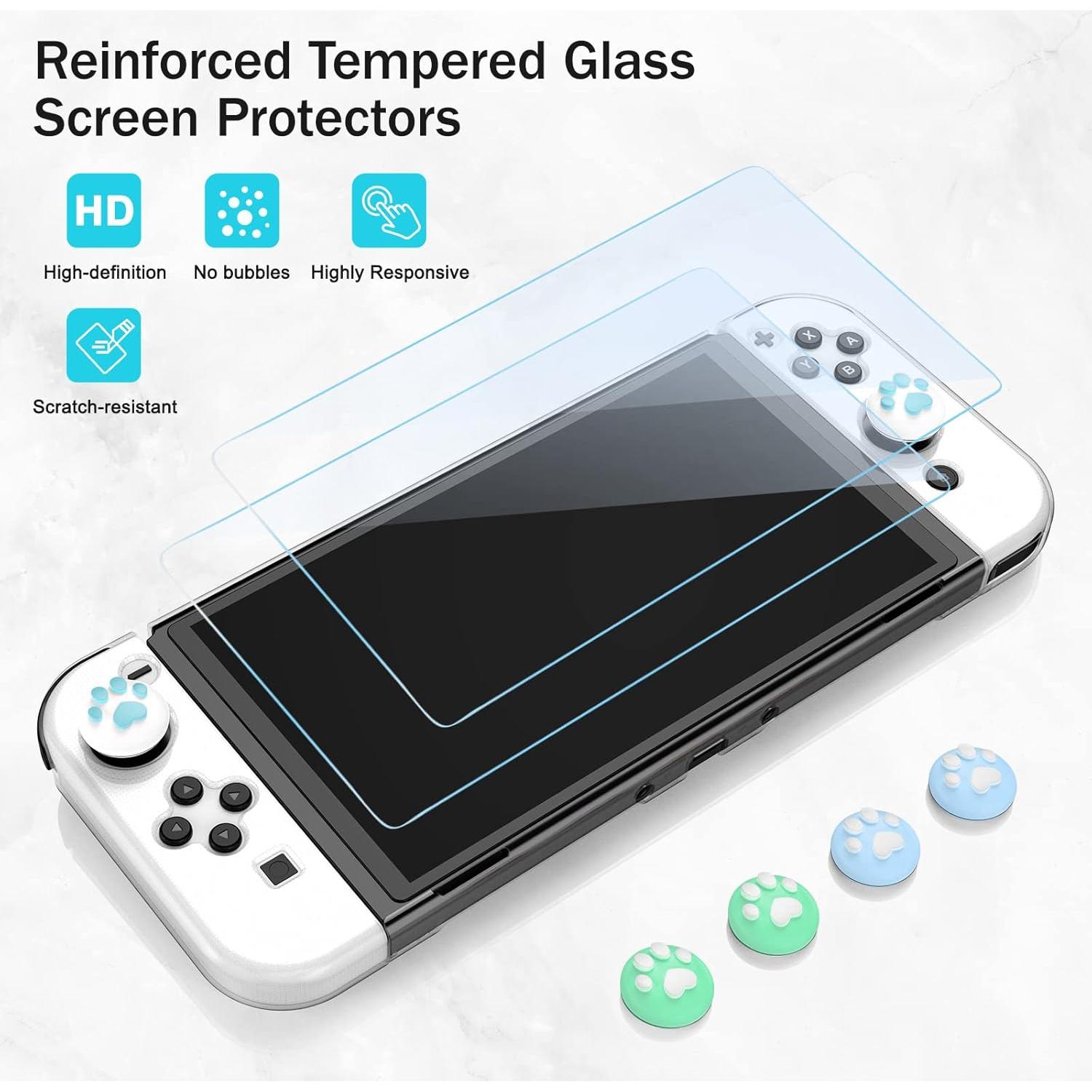 Kit de Accesorios 17 en 1 para Switch OLED Younik Azul