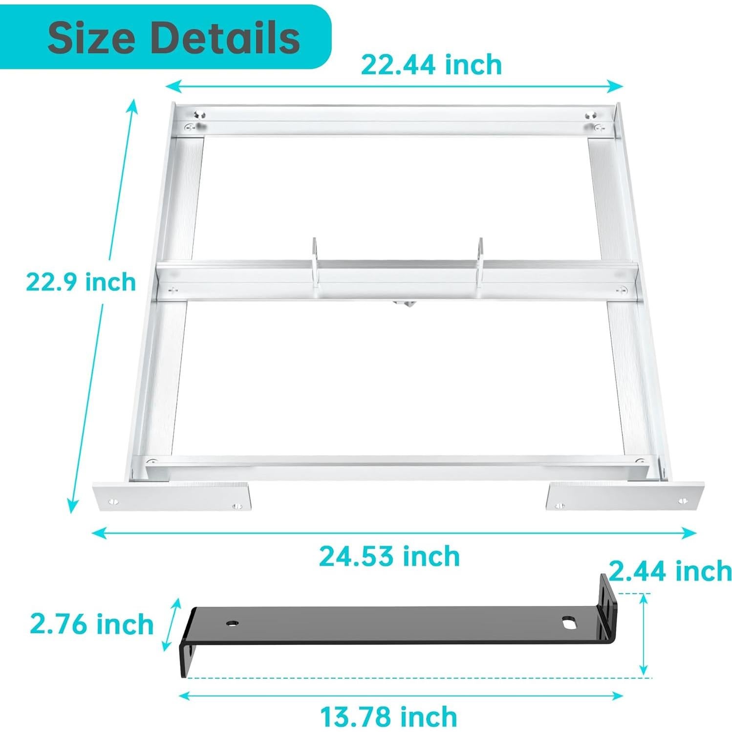 Bandeja de batería 10L0L para EZGO TXT 36V/48V - Aluminio