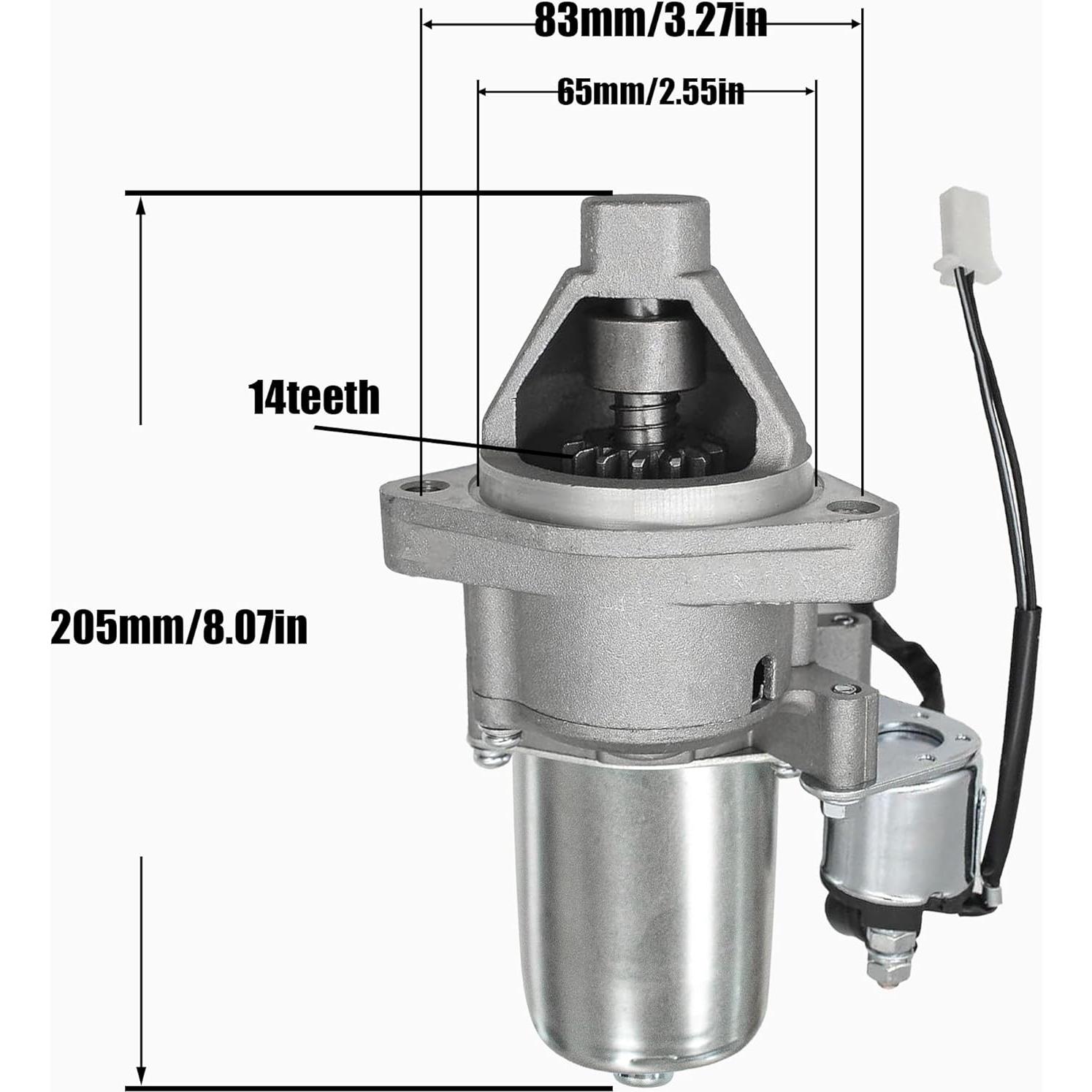 Motor de Arranque Piogarten 12V para Generadores 389cc-439cc