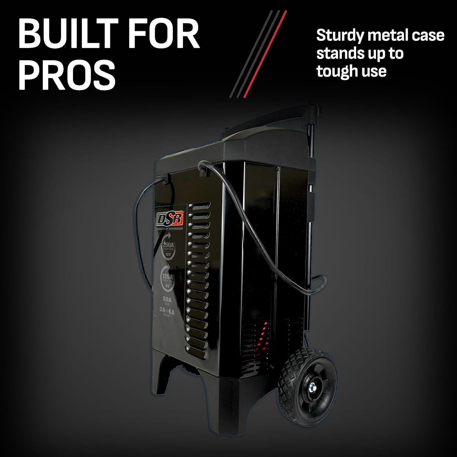 Cargador de Batería Automático Schumacher DSR161 6V/12V 250A