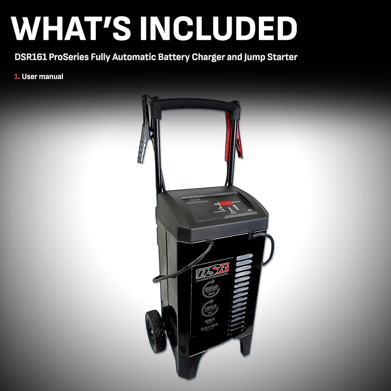 Cargador de Batería Automático Schumacher DSR161 6V/12V 250A