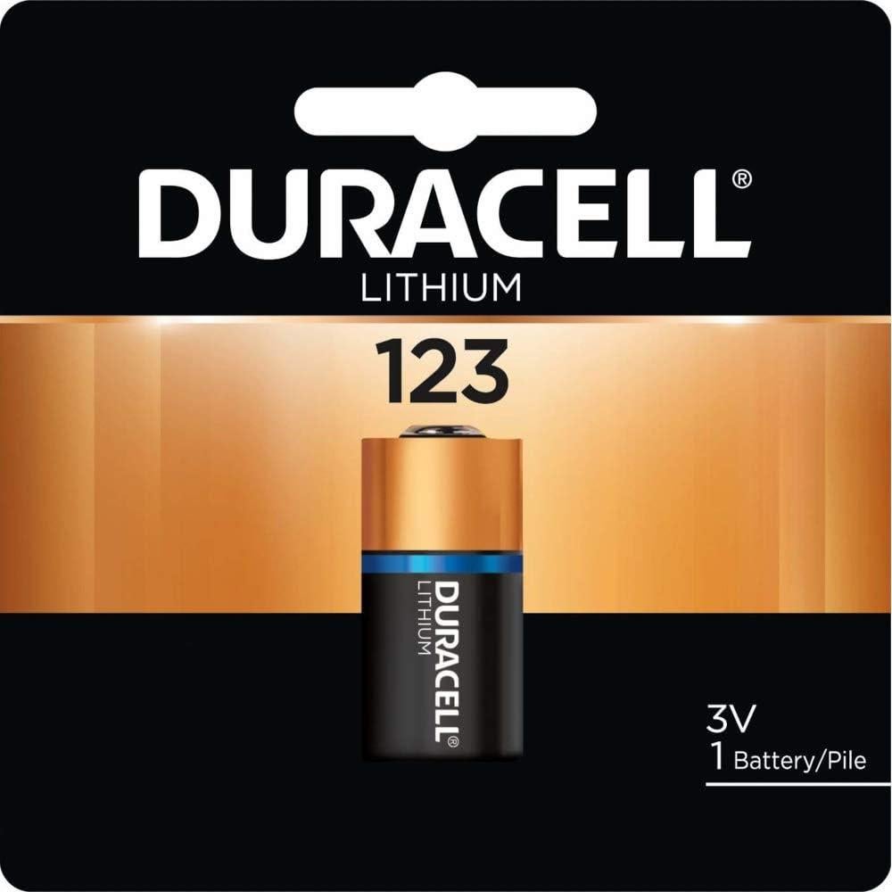 Batería de Foto de Litio Duracell CR123A 3V (Paquete de 6)