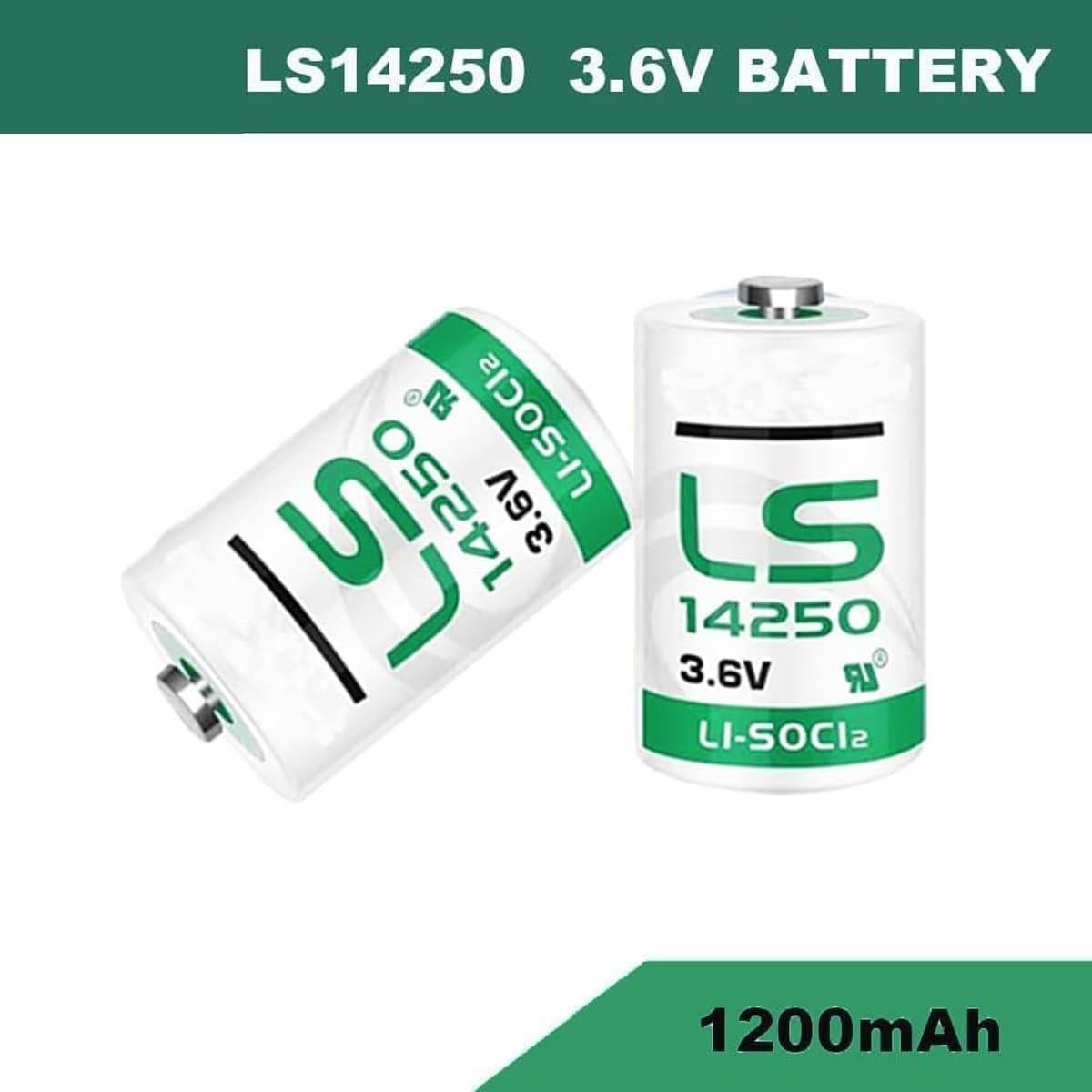 30 Baterías de Litio LS14250 3.6V 1200mAh No Recargables