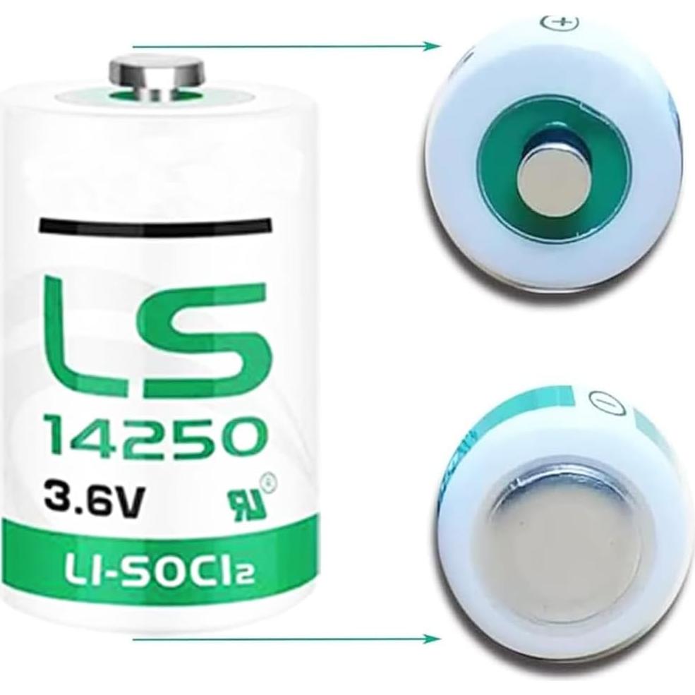 30 Baterías de Litio LS14250 3.6V 1200mAh No Recargables