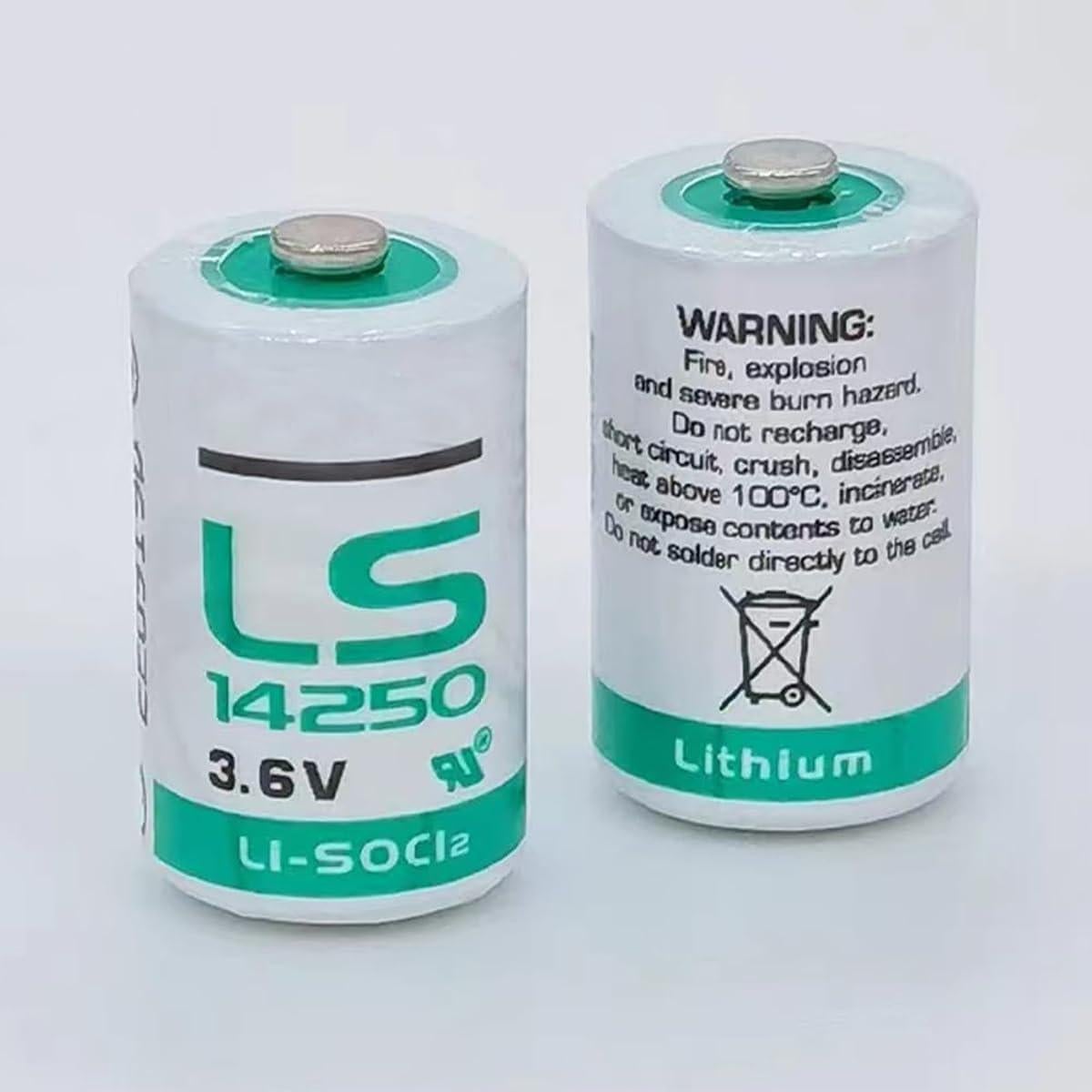 30 Baterías de Litio LS14250 3.6V 1200mAh No Recargables