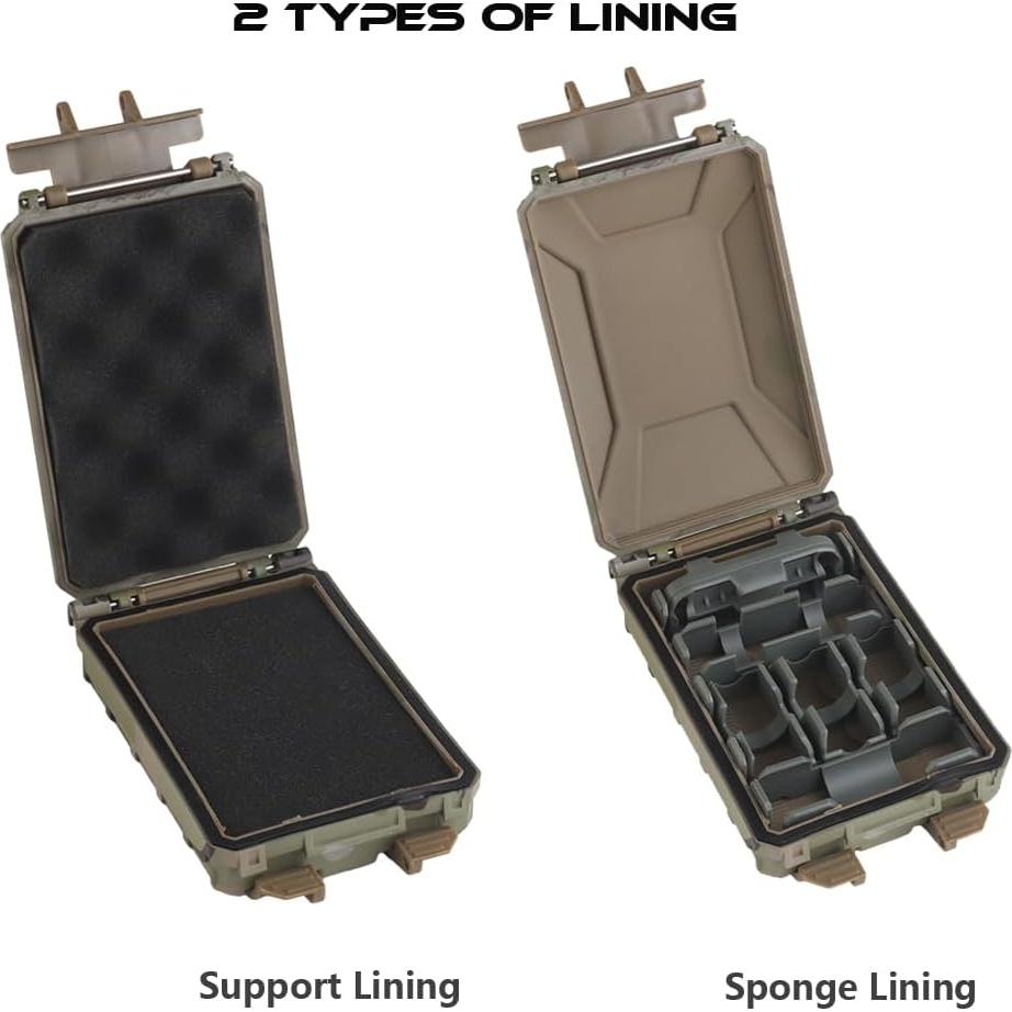 Organizador Modular de Baterías WoSporT, 9 Compartimentos, 16x8.4x4.1cm