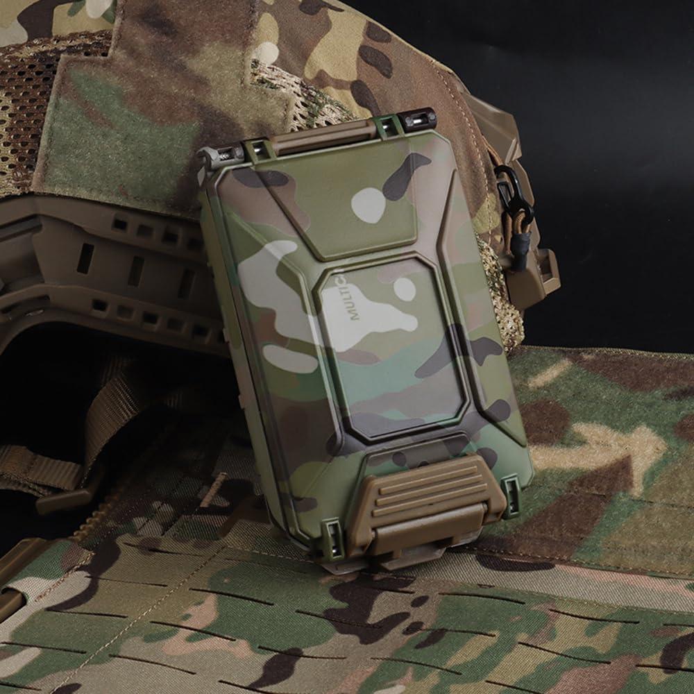 Organizador Modular de Baterías WoSporT, 9 Compartimentos, 16x8.4x4.1cm