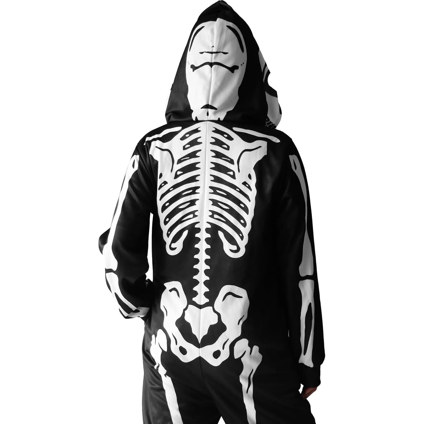 Disfraz de esqueleto Halloween SHIRIA para mujeres Mediano