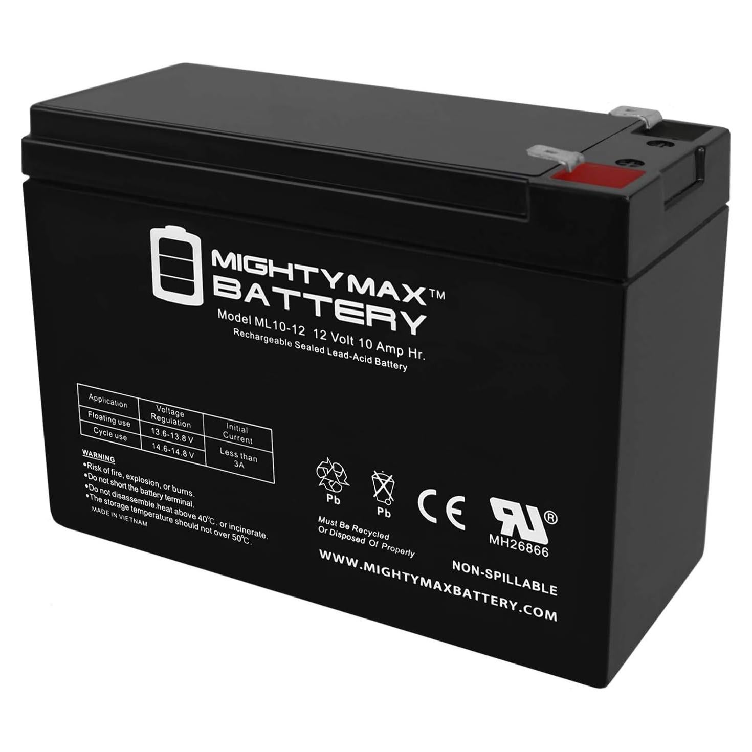 Batería Mighty Max 12V 10AH SLA para Tripp Lite OMNI700LCD